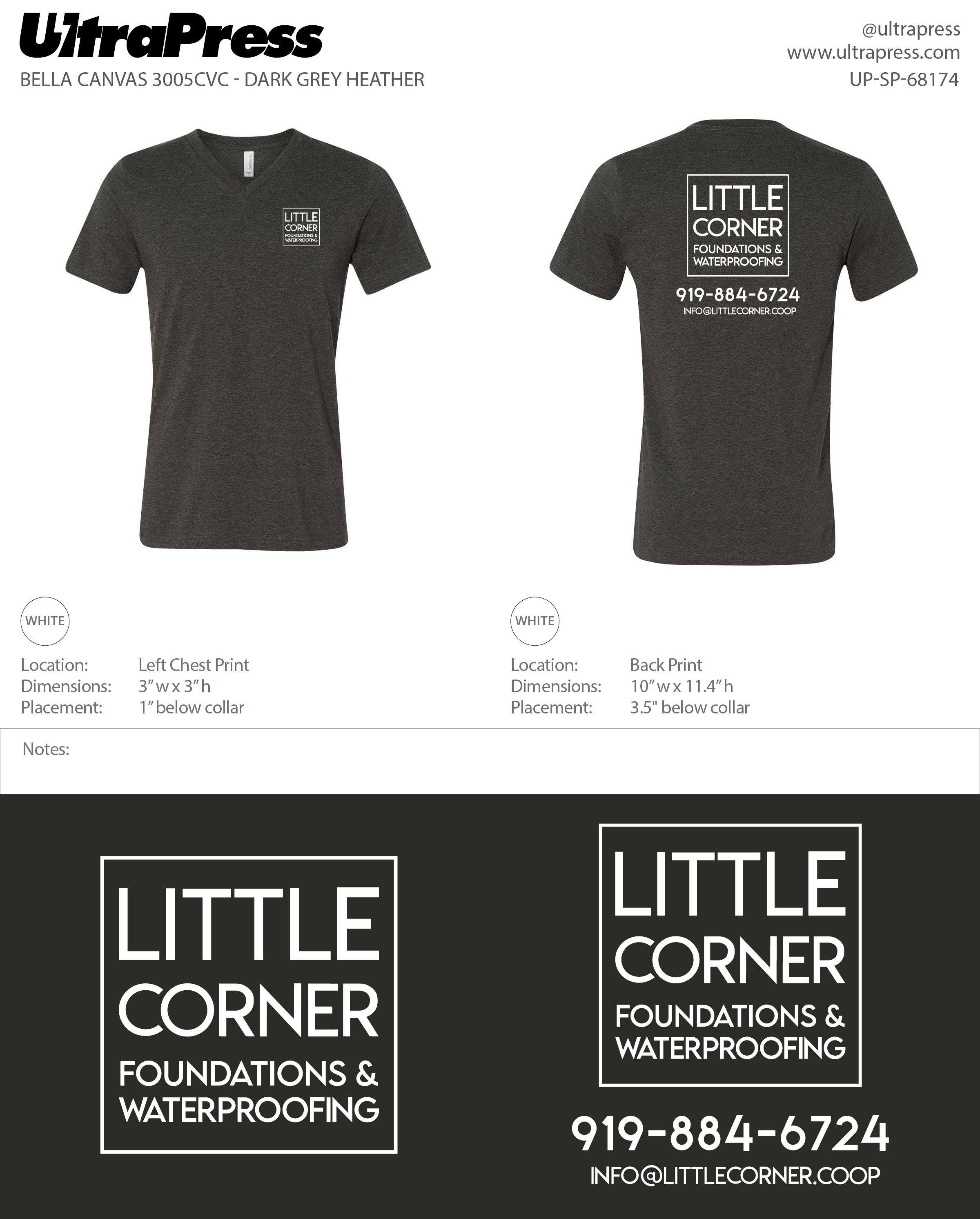 UP-SP-68174 Little Corner Foundations & Waterproofing (White Ink) - Jasmine 24 Min Qty (Bulk)