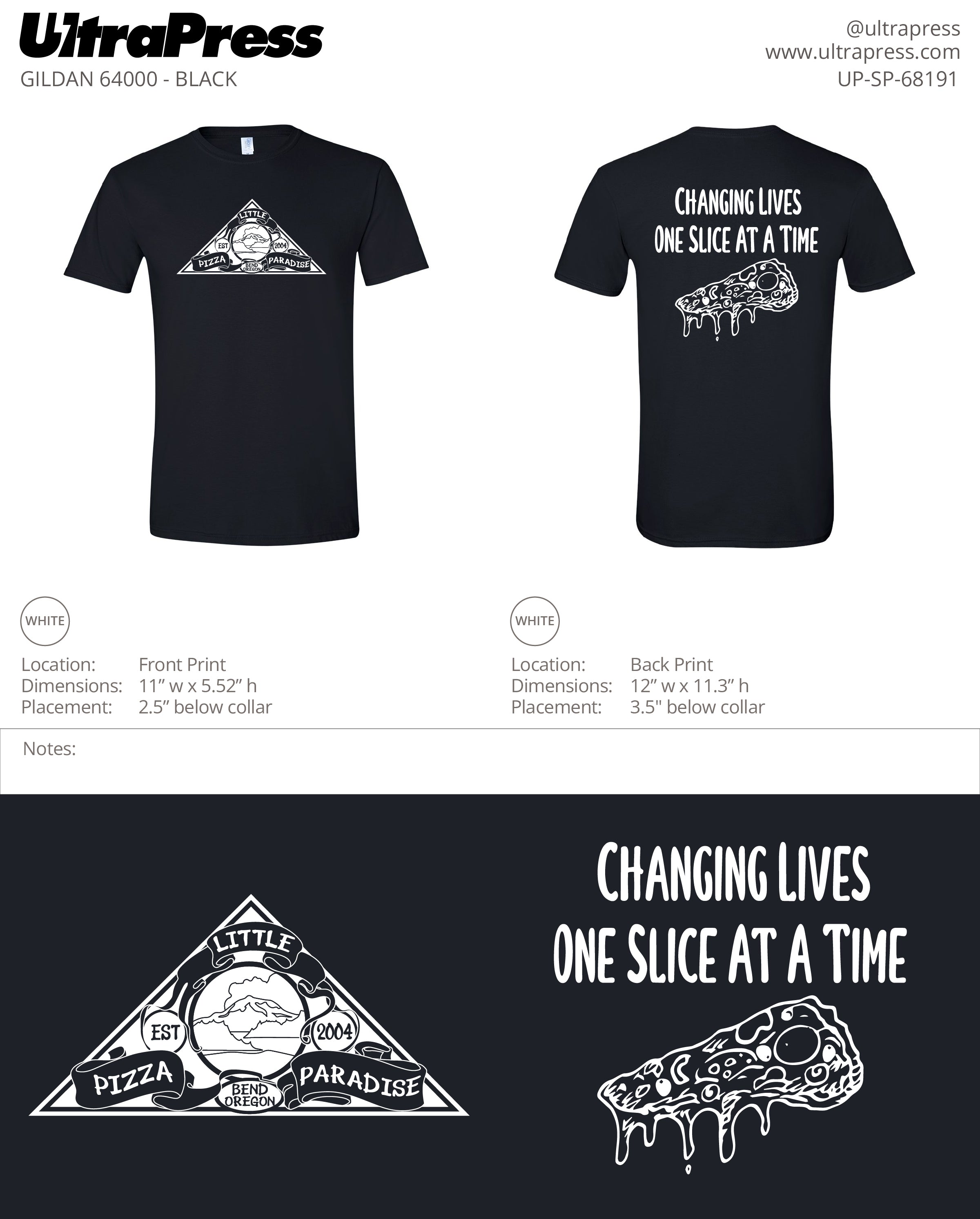 UP-SP-68191 Little Pizza Paradise - Bradford Harris 100 Min Qty (Bulk)