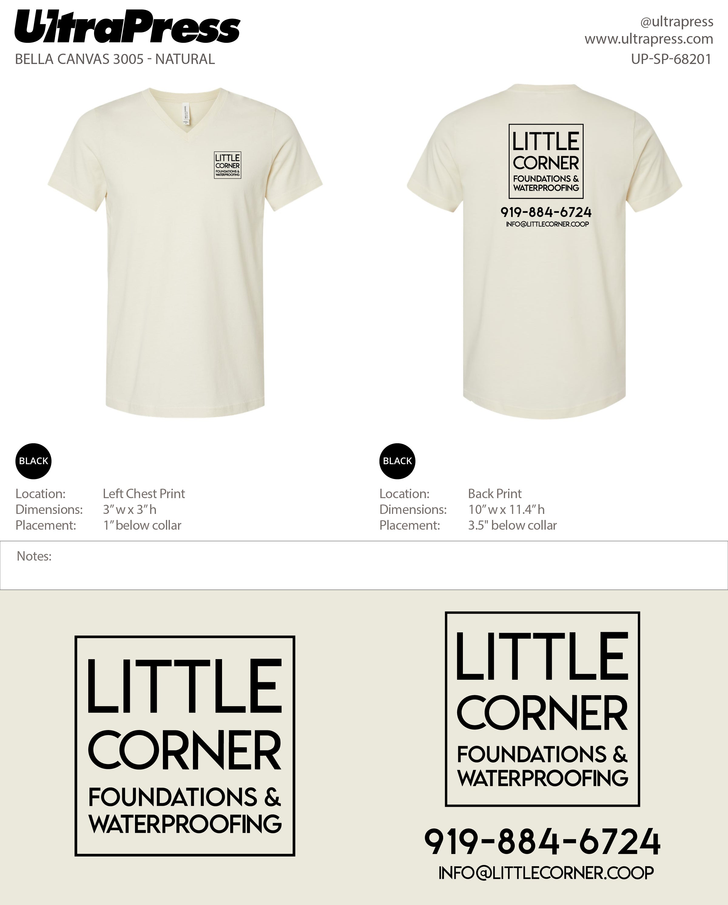 UP-SP-68201 Little Corner Foundations & Waterproofing (Black Ink) - Jasmine 72 Min Qty (Bulk)