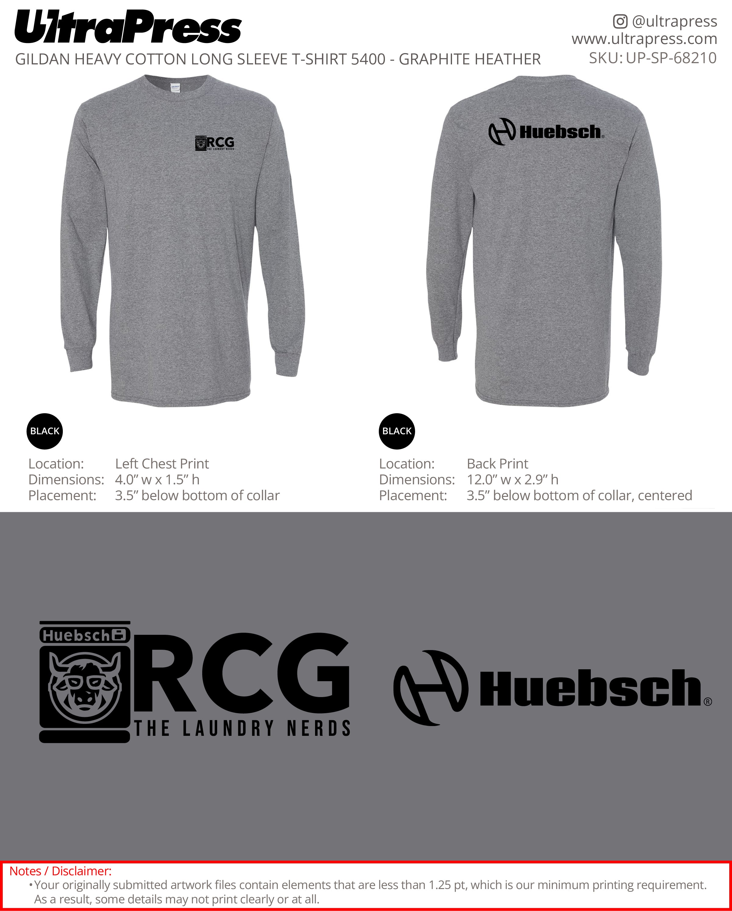 UP-SP-68210 Huebsch - Robert Barile 50 Pieces Package (Bulk)