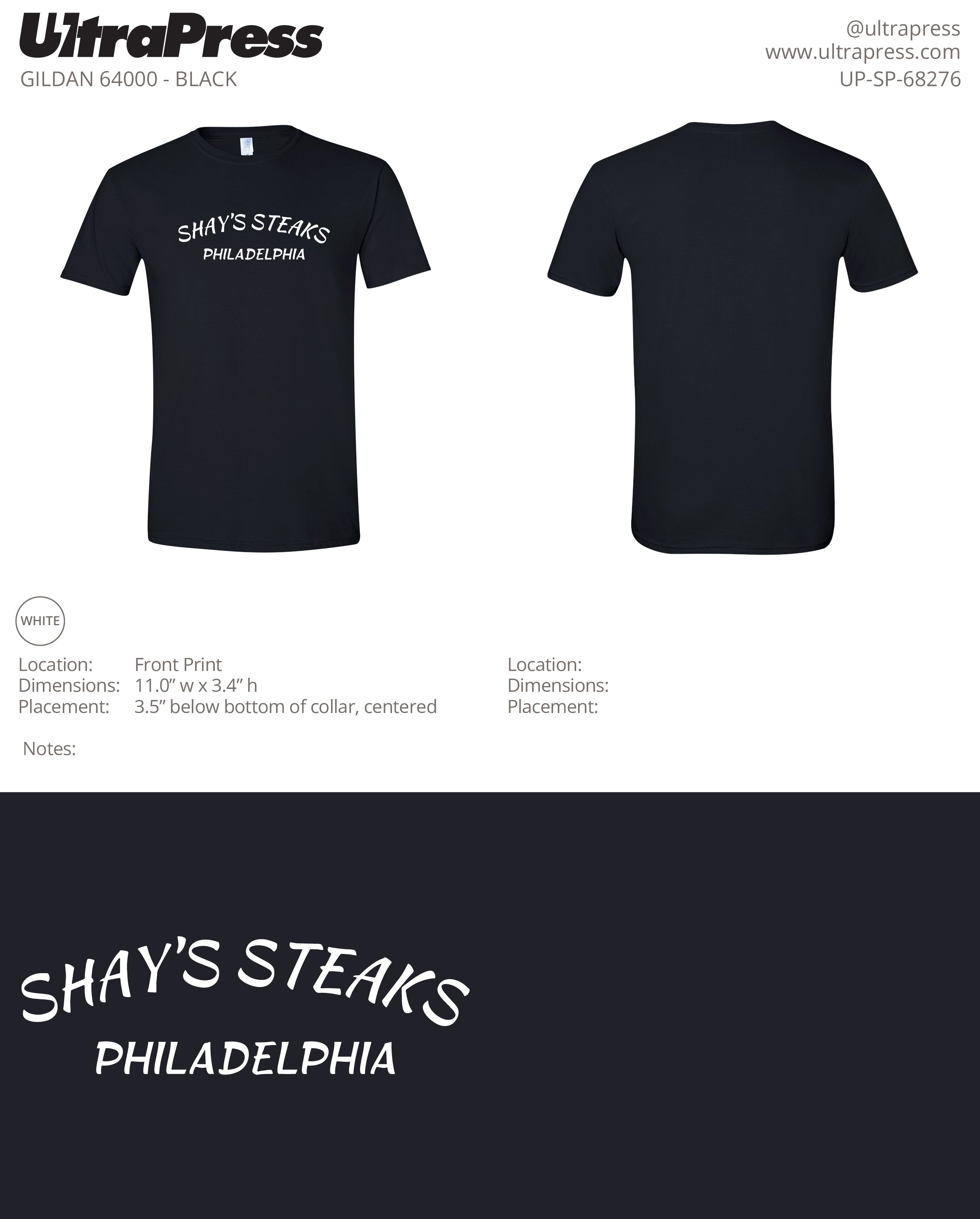 UP-SP-68276 Shay's Philadelphia - Scott Diclaudio 100 Min Qty (Bulk)