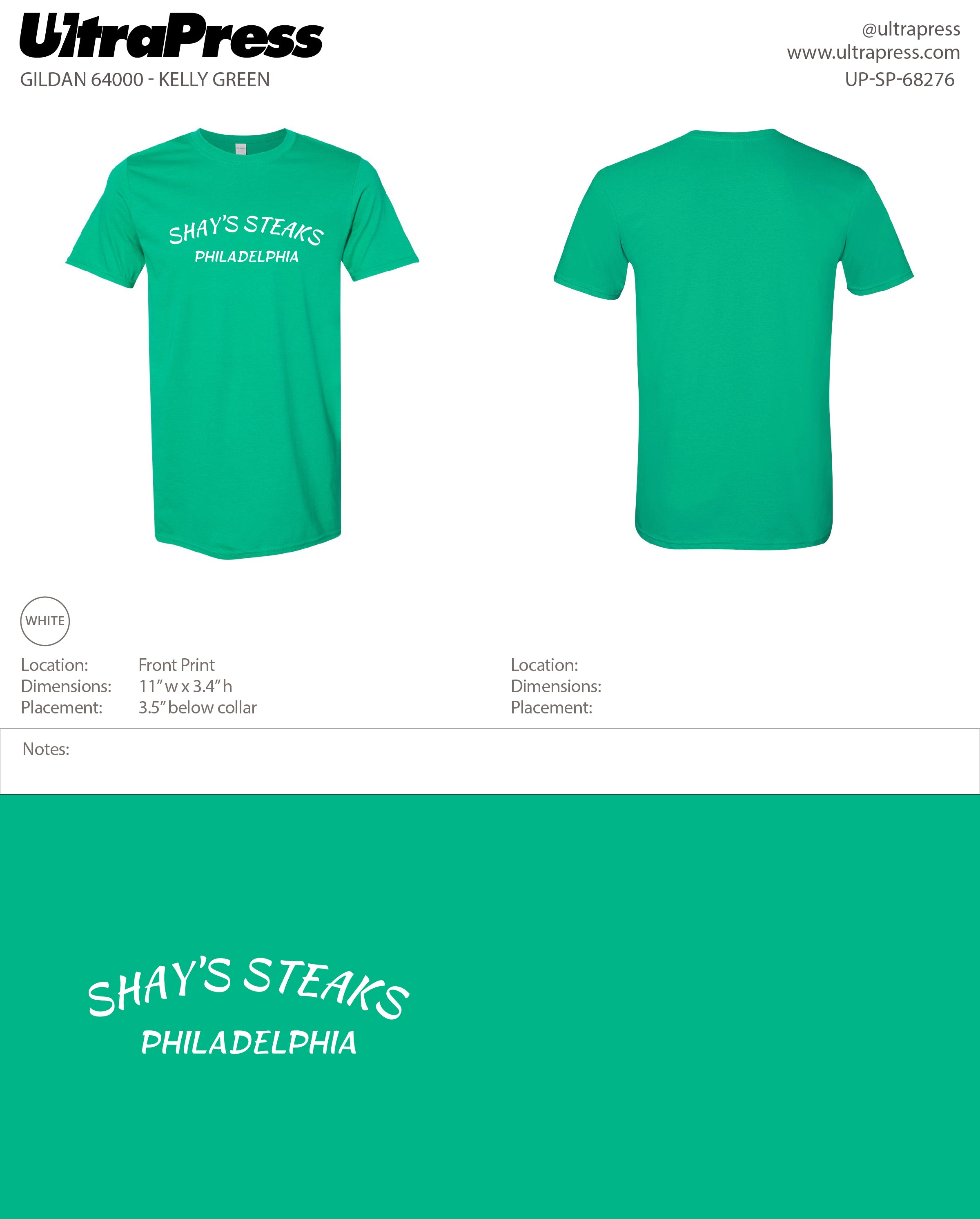 UP-SP-68276 Shay's Philadelphia - Scott Diclaudio 100 Min Qty (Bulk)