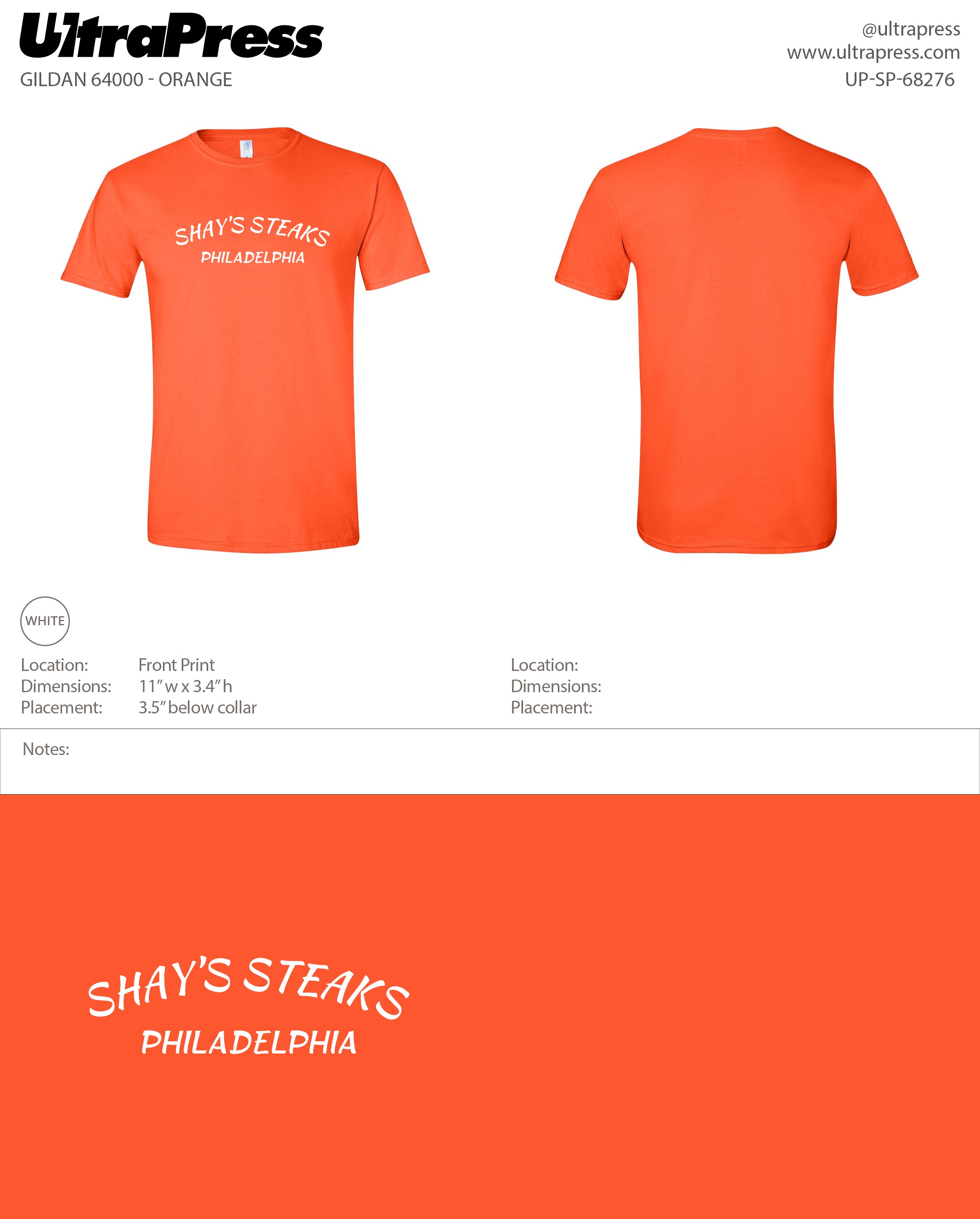 UP-SP-68276 Shay's Philadelphia - Scott Diclaudio 100 Min Qty (Bulk)