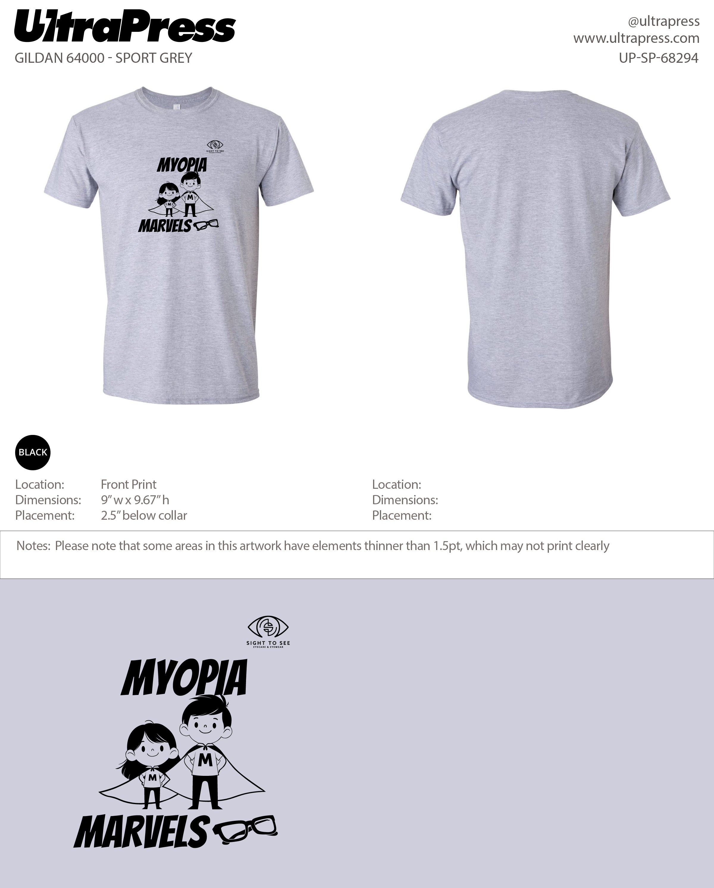 UP-SP-68294 Myopia Marvels - Griffin Durias 100 Min Qty (Bulk)