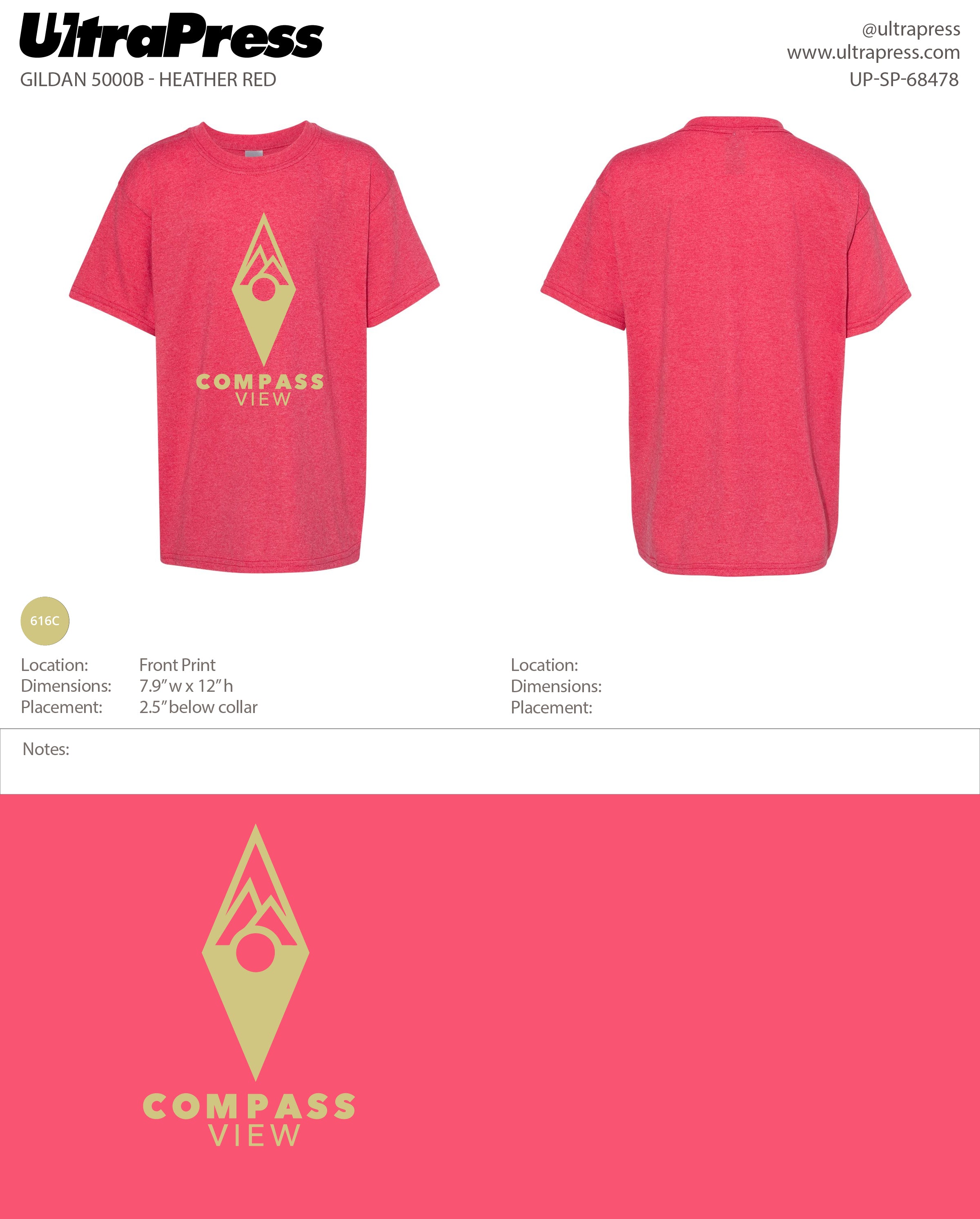 UP-SP-68478 Compass View - Justin Cook 100 Pieces Package (Bulk)