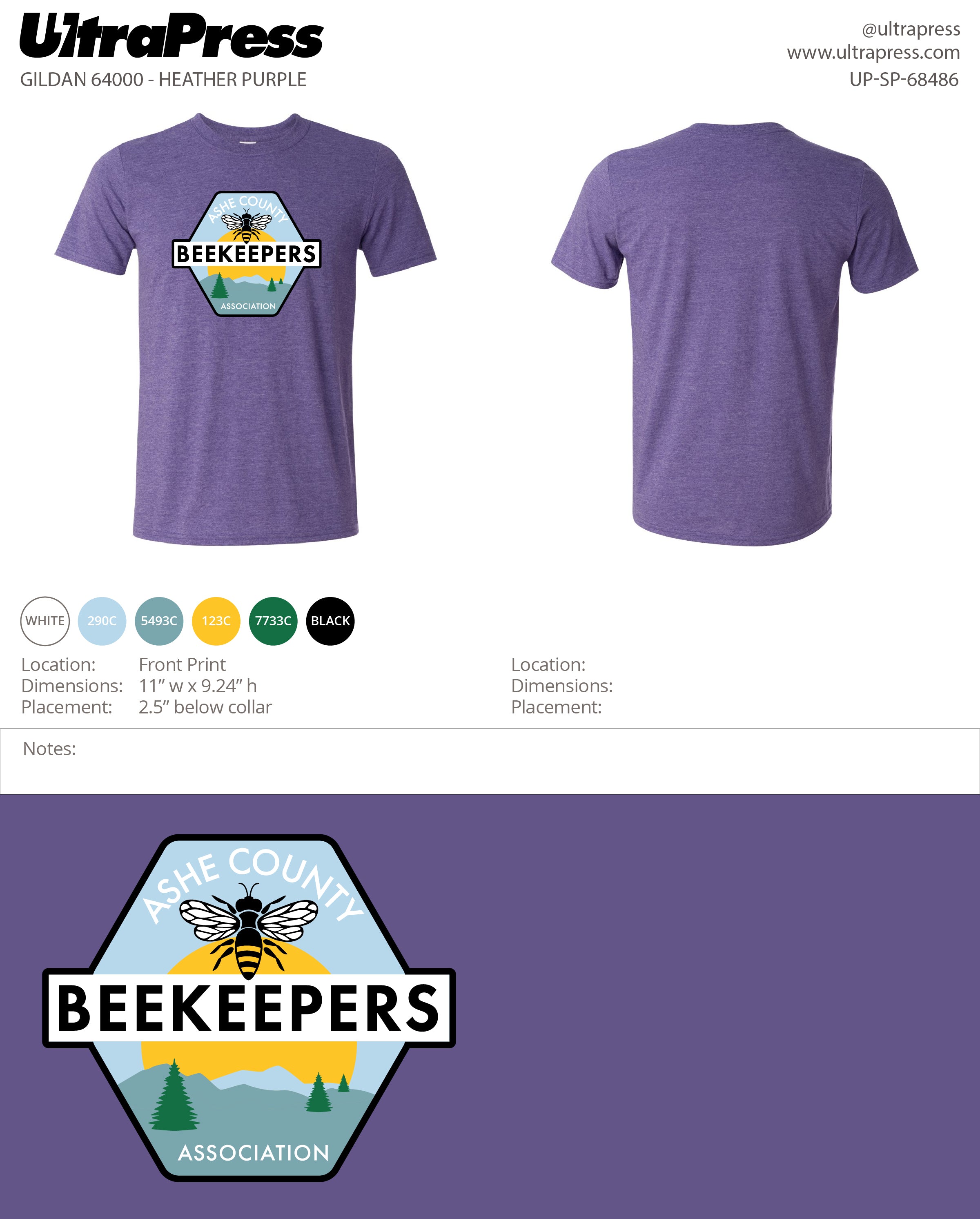 UP-SP-68486 Ashe County Beekeepers - Todd Swanson 48 Min Qty (Bulk)