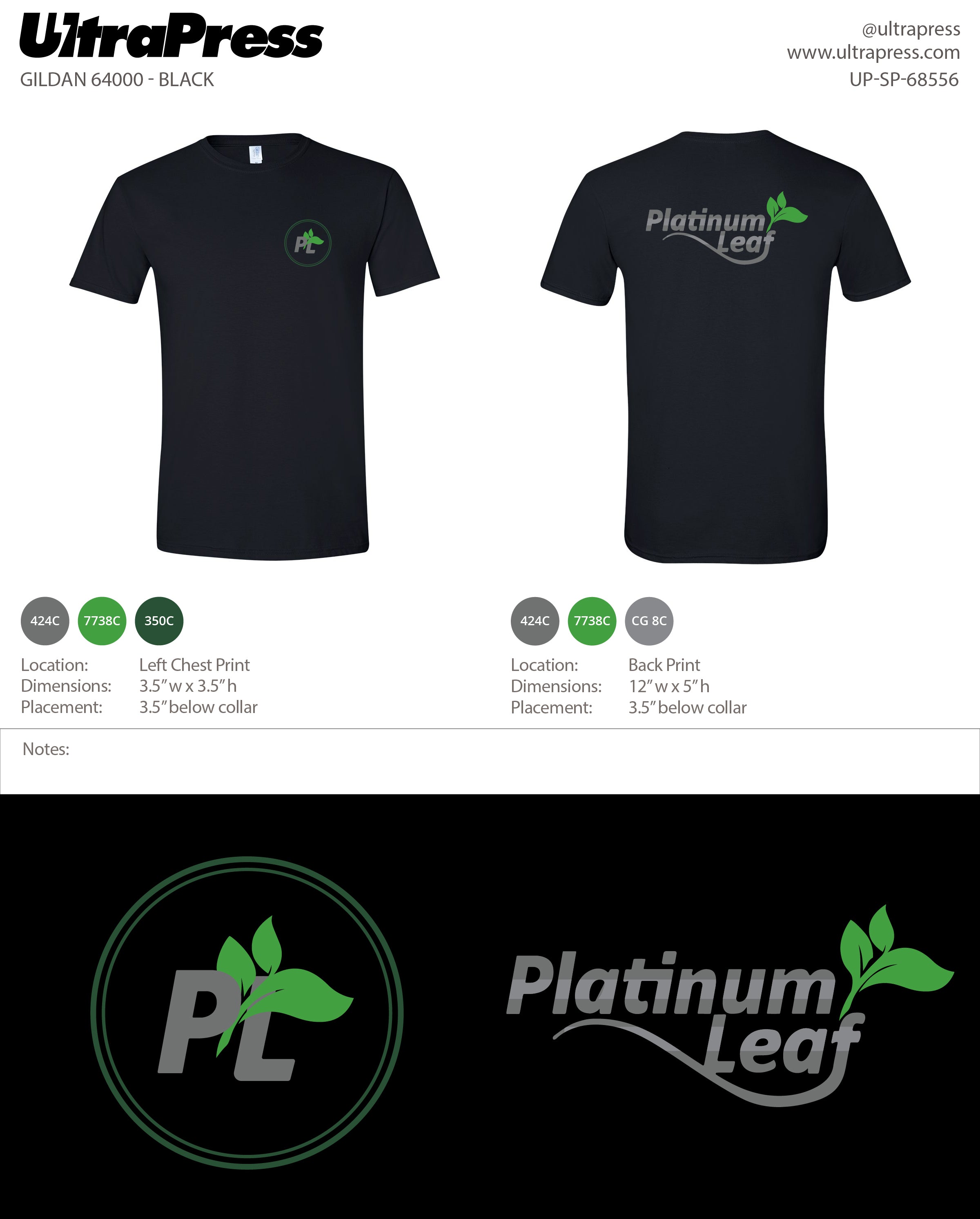 UP-SP-68556 Platinum Leaf - Joe Giangiacomo 100 Min Qty (Bulk)