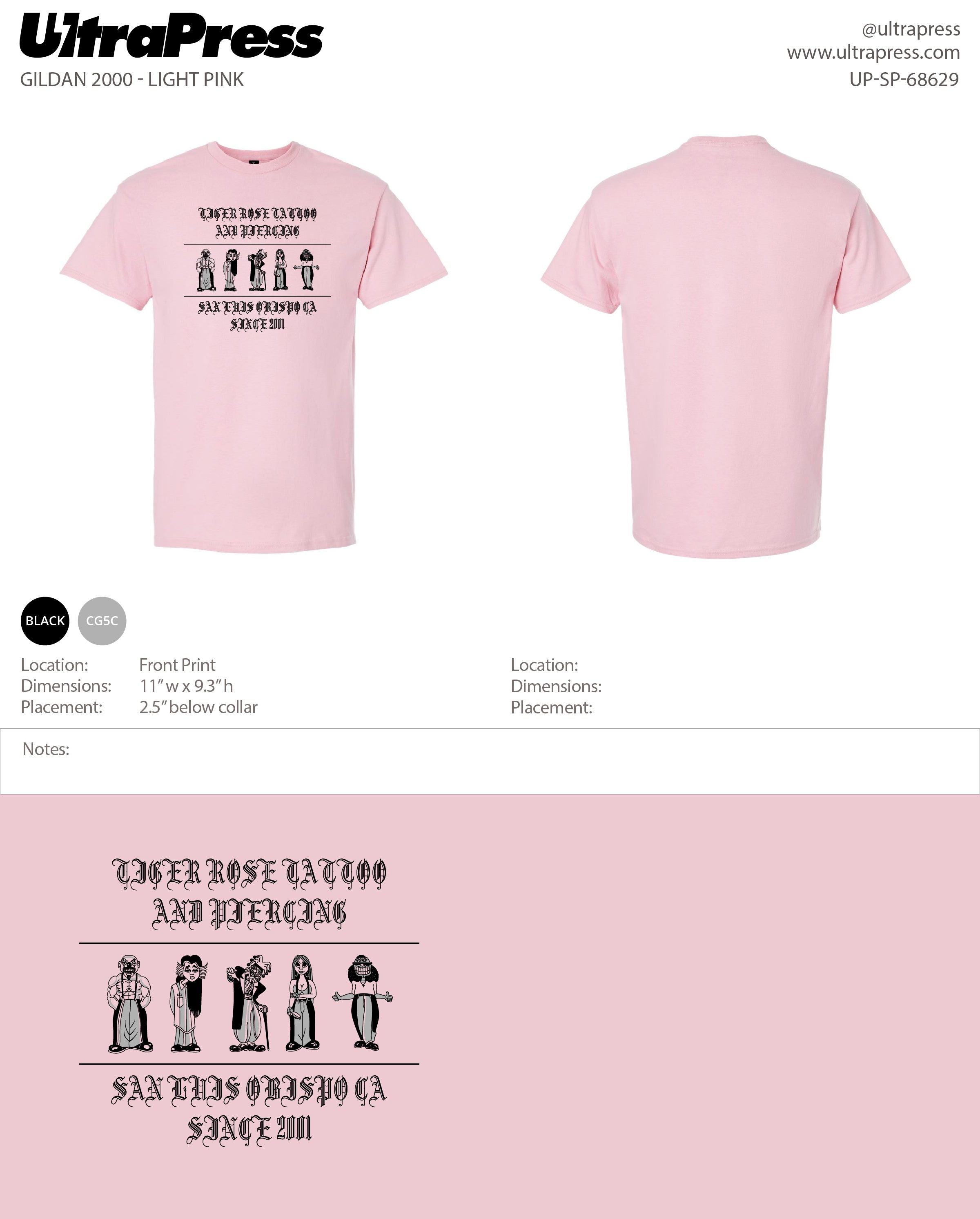 UP-SP-68629 Tiger Rose Tattoo and Piercing - Diane Tanner 24 Min Bulk (Qty)