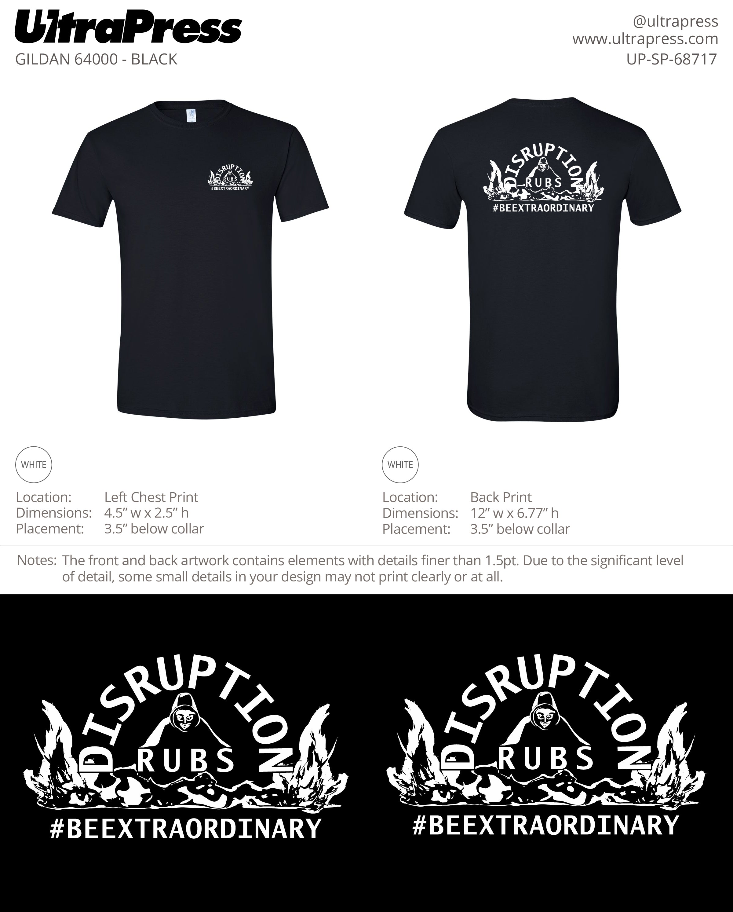 UP-SP-68717 AnonymousQ White Logo - Richard Manzi 100 Min Qty (Bulk)