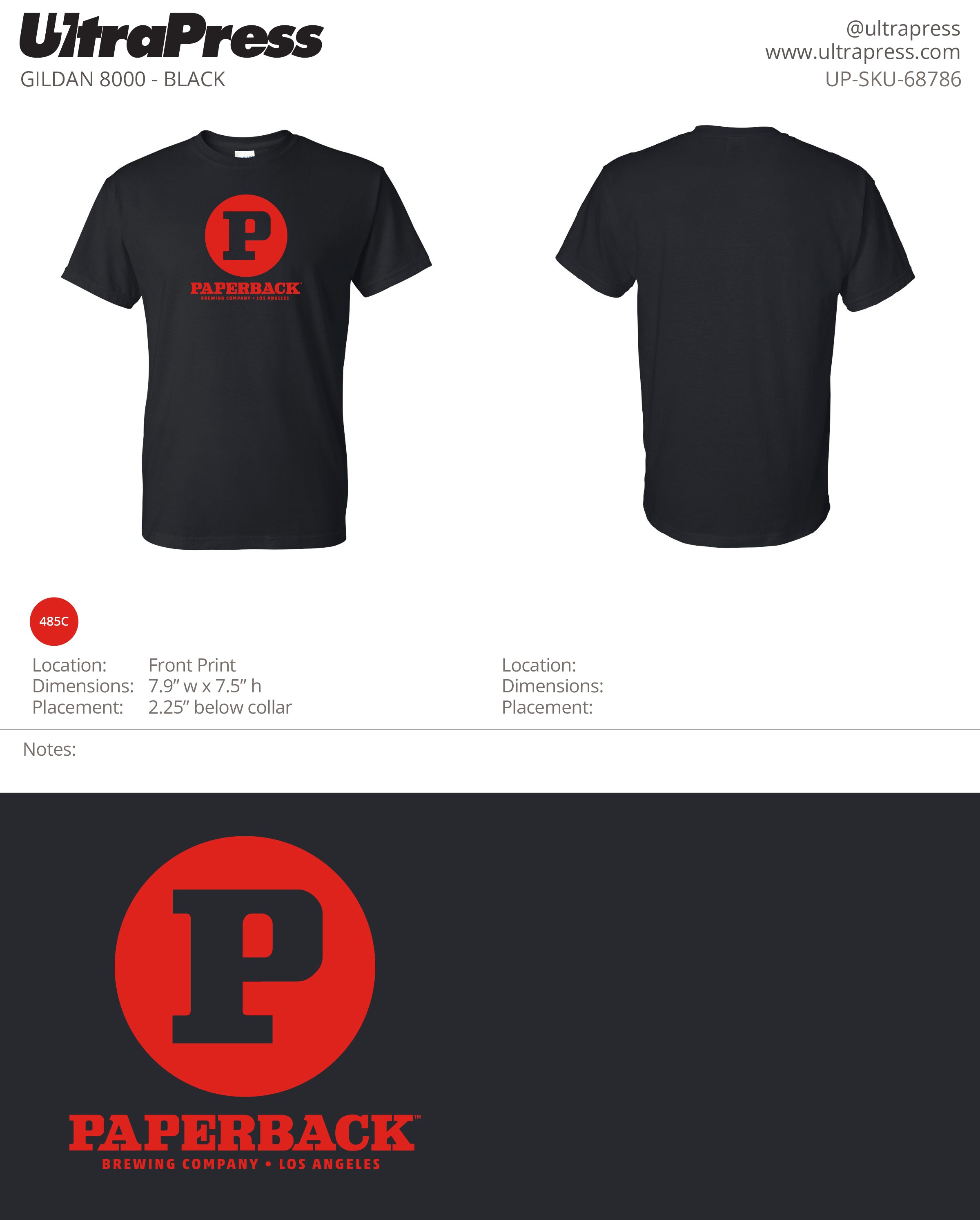 UP-SP-68786 Paperback P Logo 24 Min Qty (Bulk)