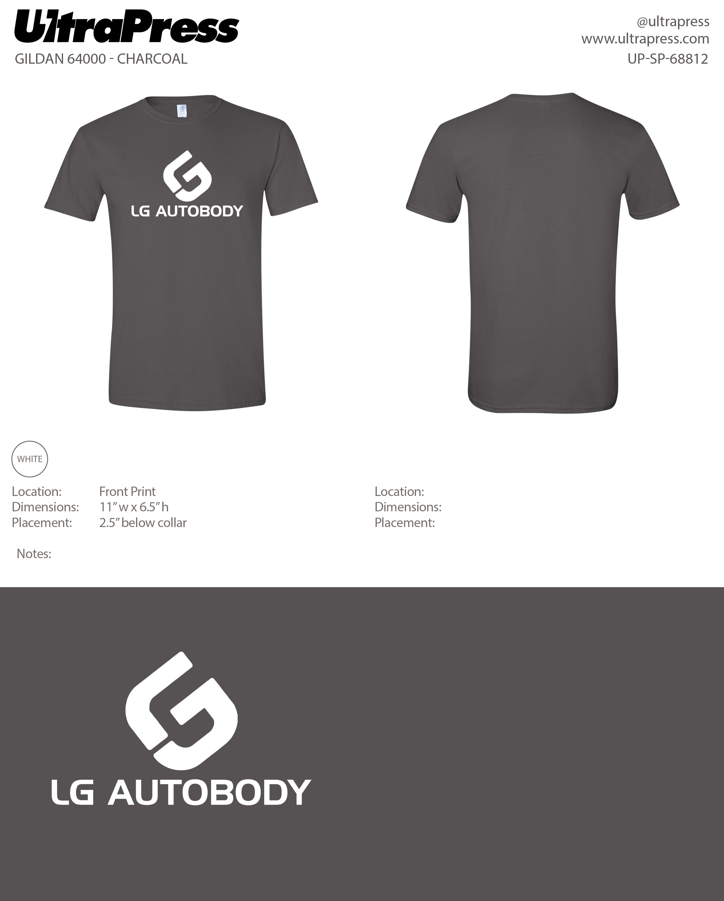 UP-SP-68812 LG Autobody - Melissa Parks 100 Min Qty (Bulk)