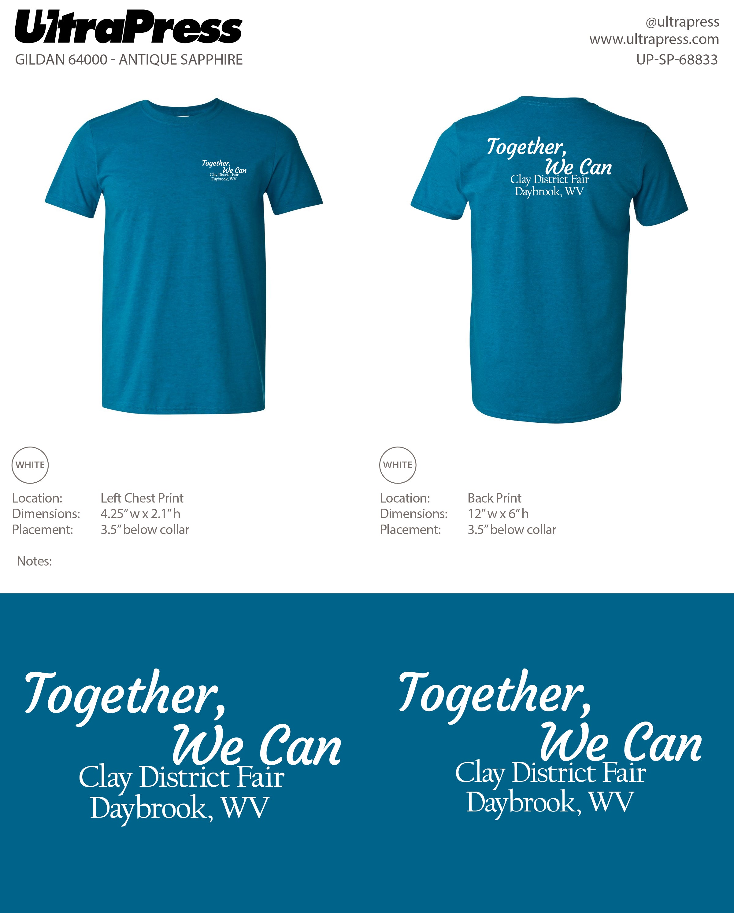 UP-SP-68833 Clay District Fair - To Sell 100 Min Qty (Bulk)