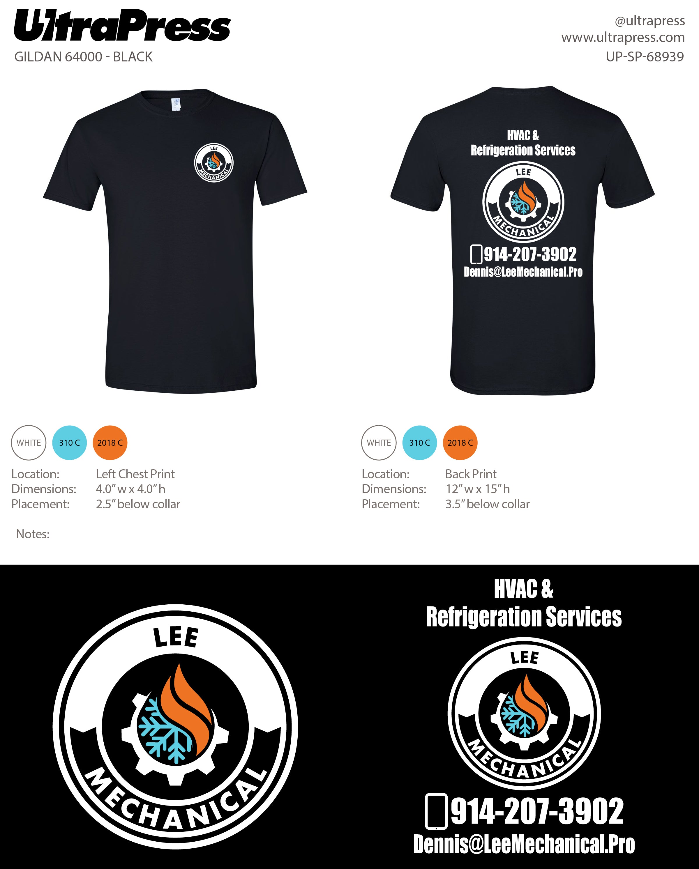 UP-SP-68939 Lee Mechanical - Dennis 100 Min Qty (Bulk)