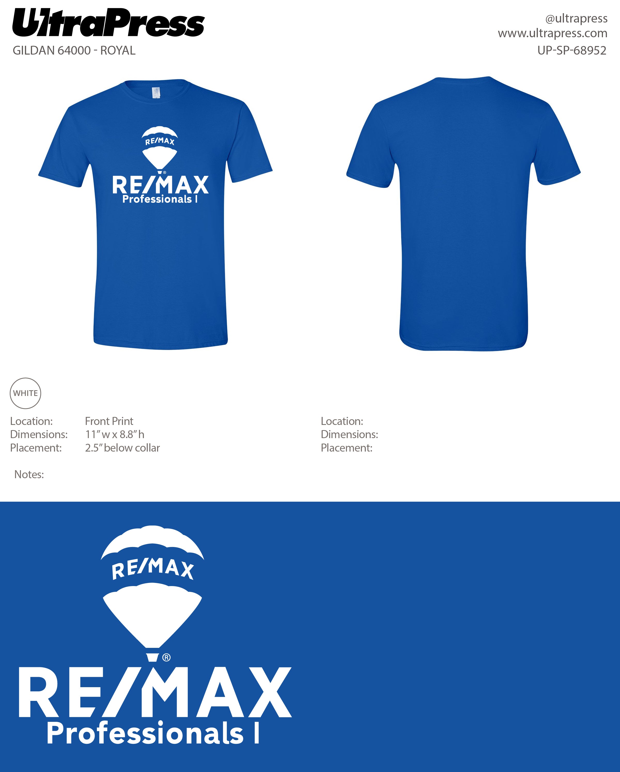 UP-SP-68952 REMAX Professionals - Myrna Rodriguez 100 Min Qty (Bulk)