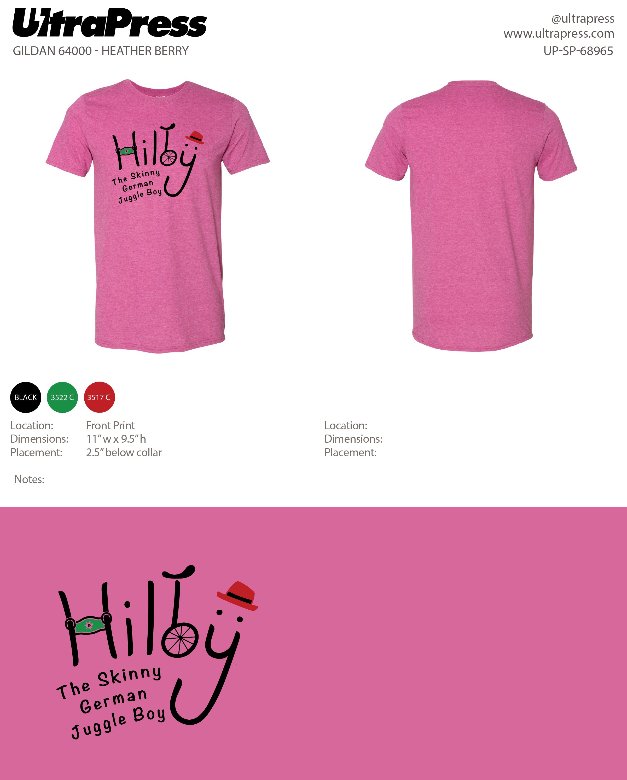 UP-SP-68965 Hilby - Michael Hilby 100 Min Qty (Bulk)