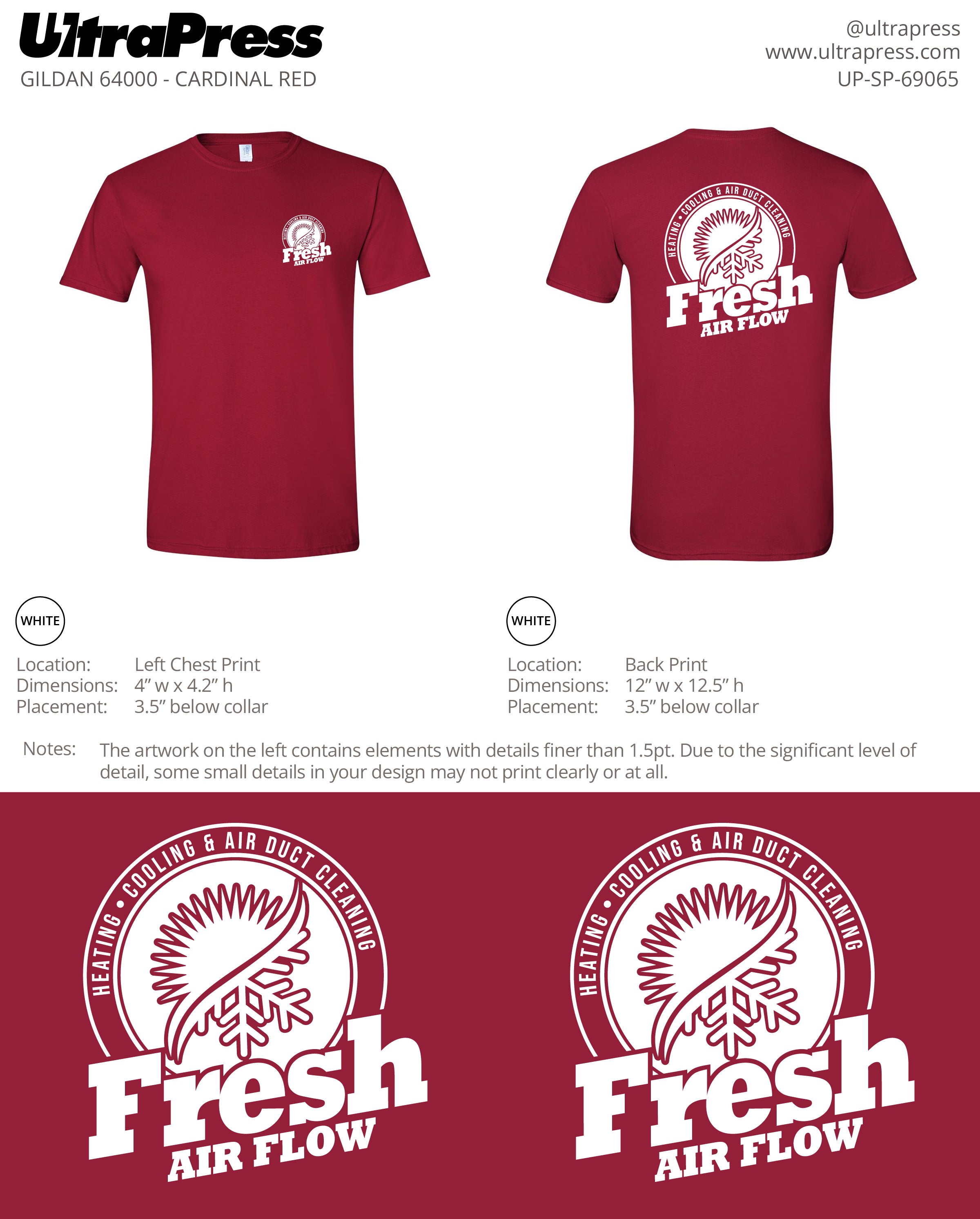 UP-SP-69065 Fresh Air Flow - Ben Marga 100 Pieces Package (Bulk)