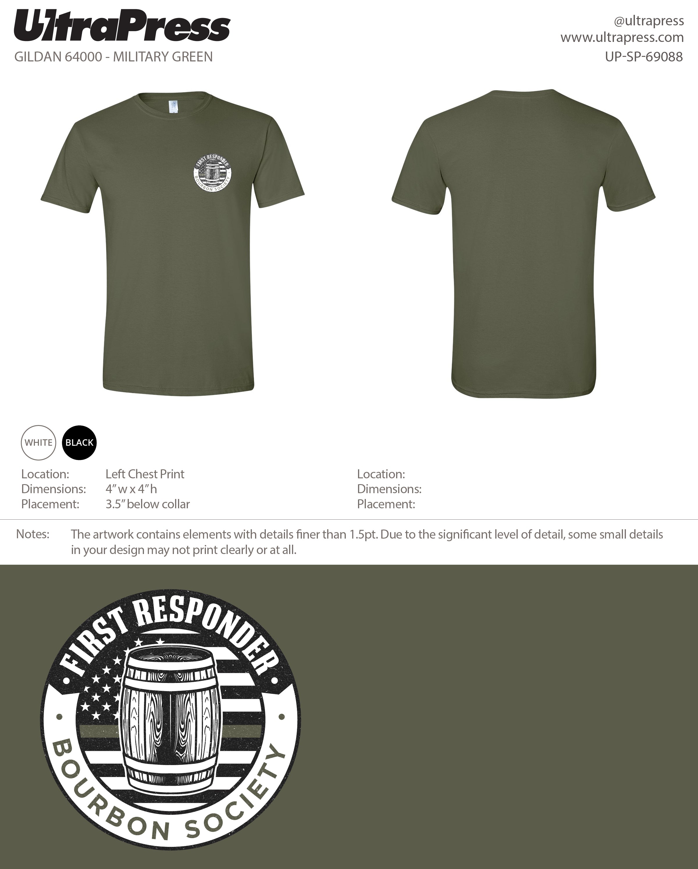 UP-SP-69088 First Responder - Mike Cipro 100 Min Qty (Bulk)