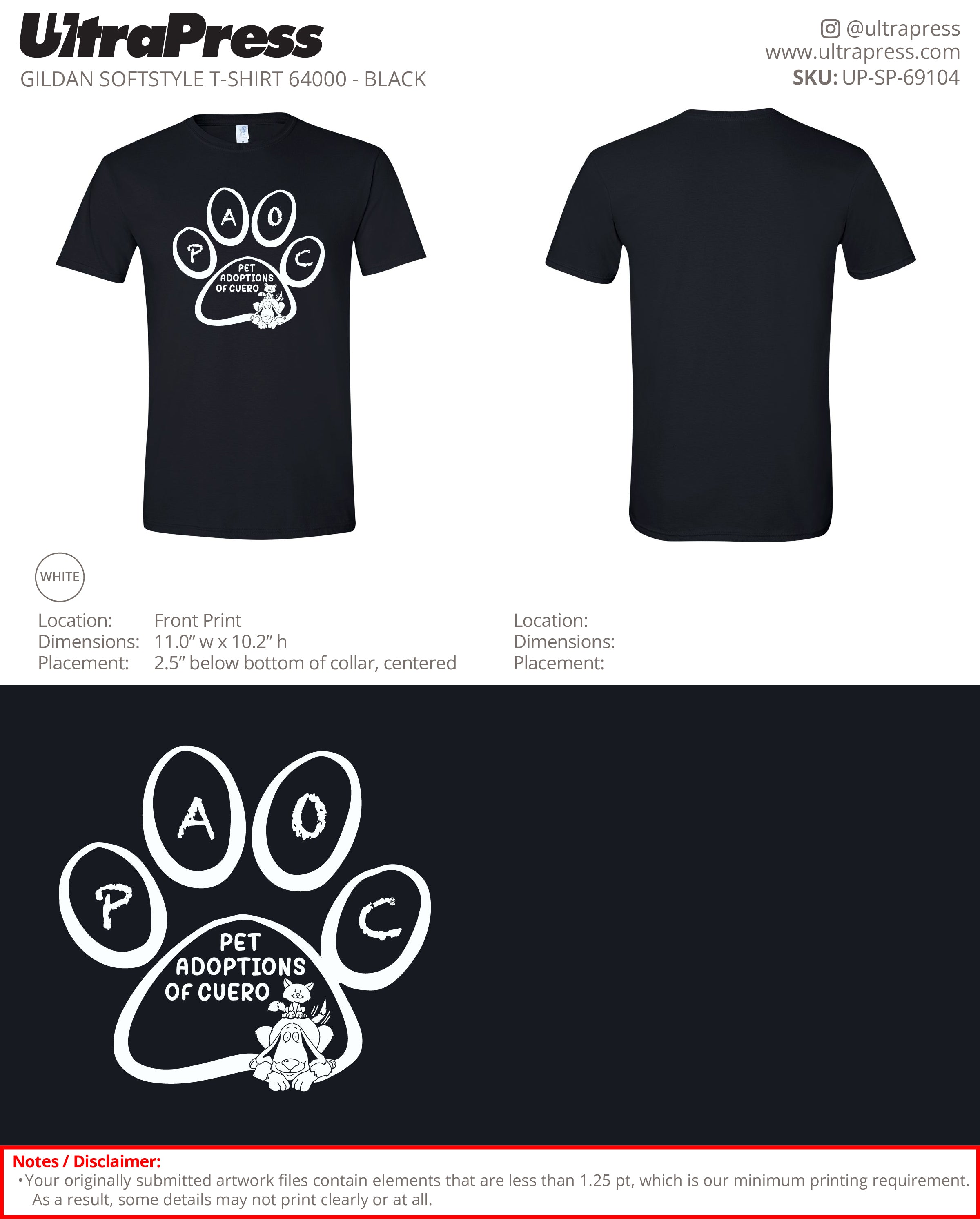 UP-SP-69104 PAOC - Linda Anzaldua 100 Min Qty (Bulk)