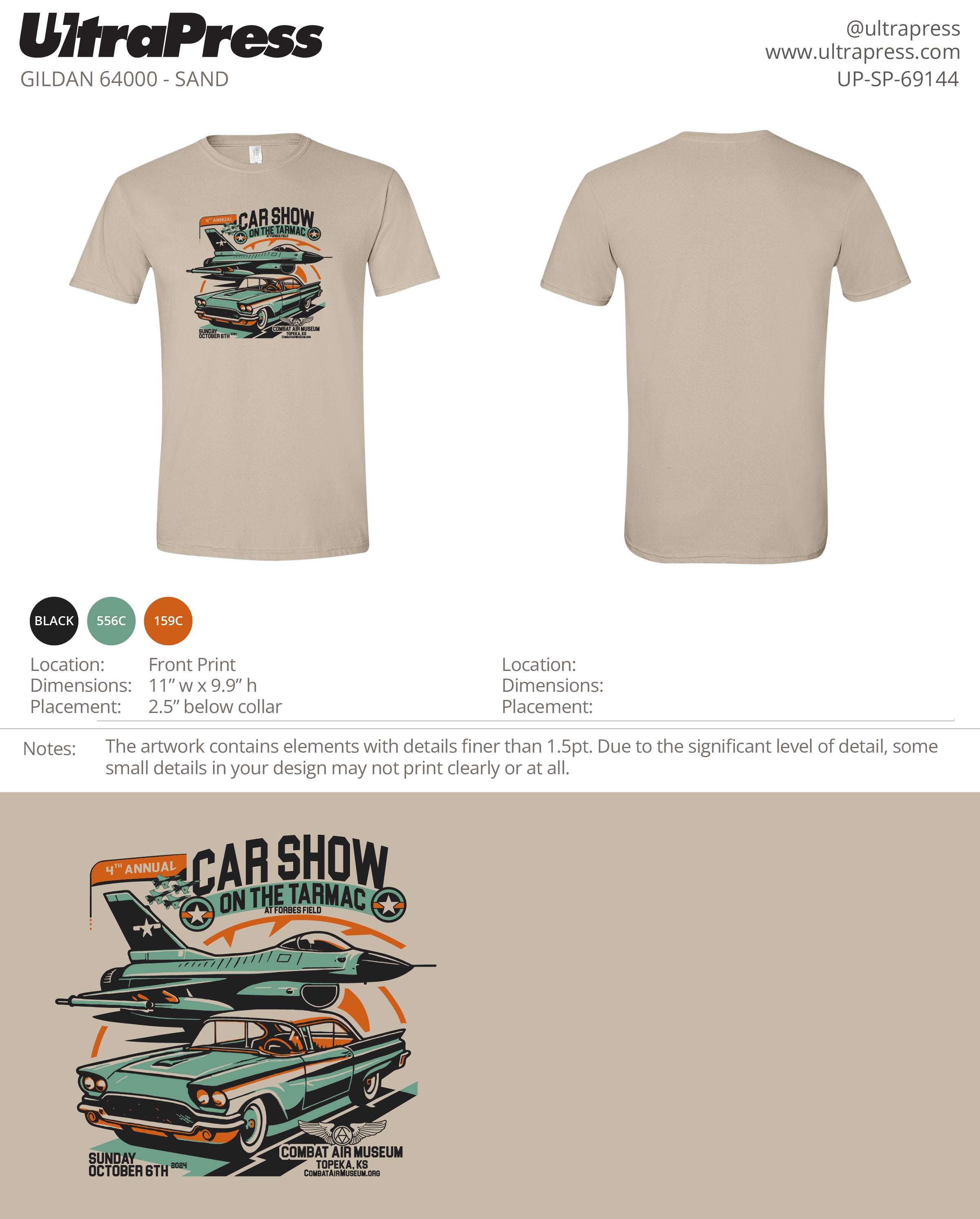 UP-SP-69144 Combat Air Museum - Jay Eddy 100 Min Qty (Bulk)