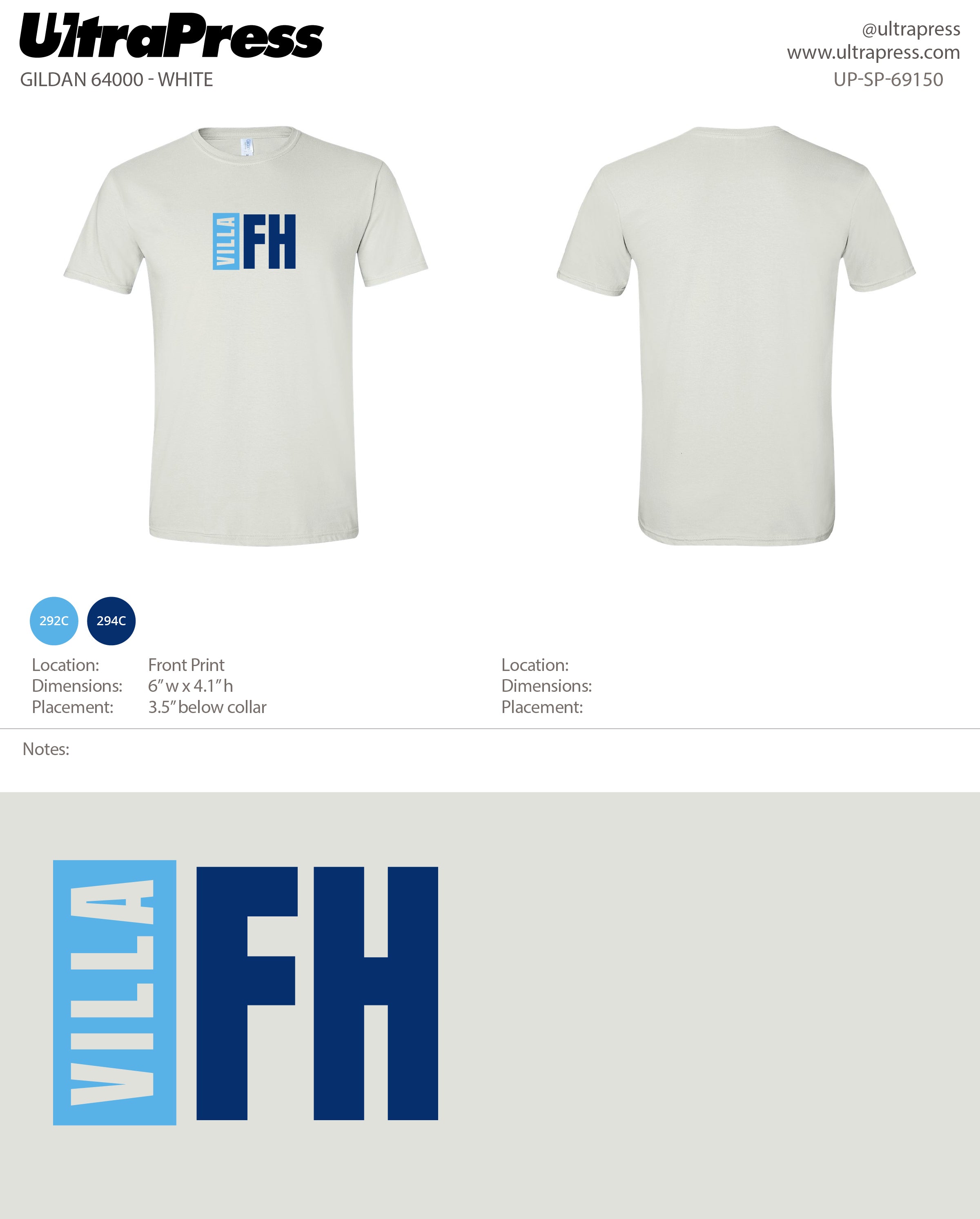 UP-SP-69150 Villa FH - Kathryn Ordonio 50 Min Qty (Bulk)