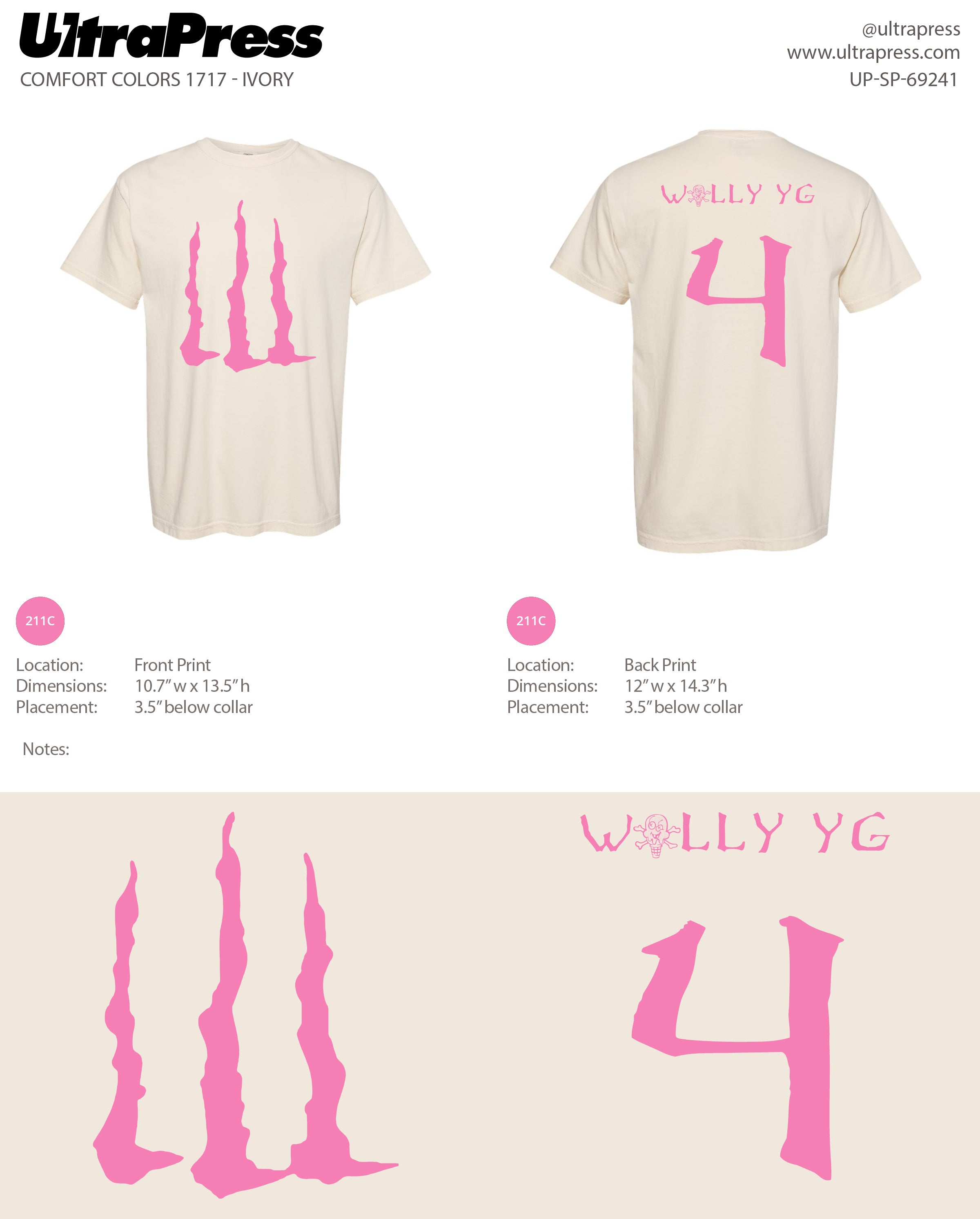 UP-SP-69241 Wally YG - Tim Stanford 24 Min Qty (Bulk)