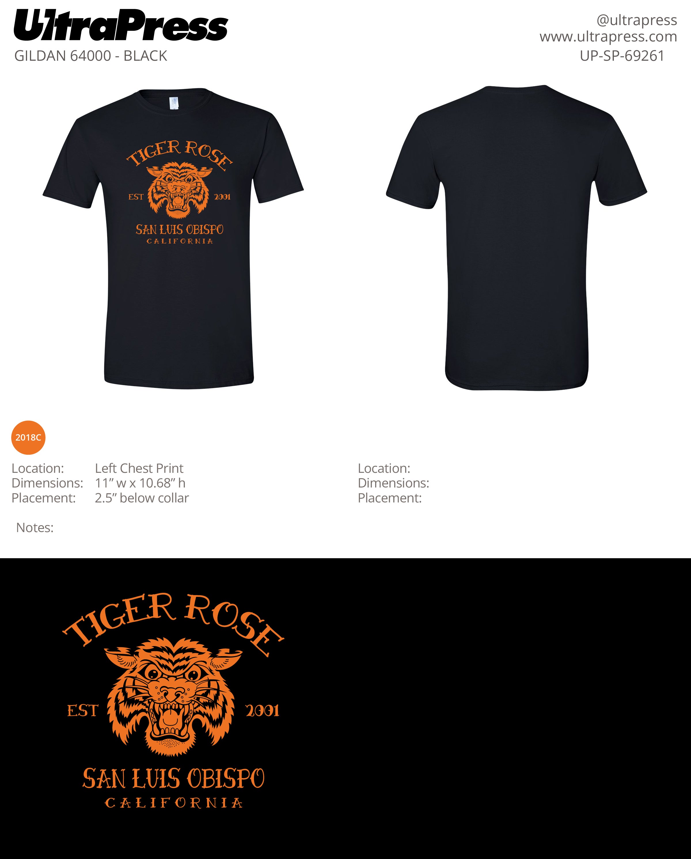 UP-SP-69261 Tiger Rose - Diane Tanner 100 Min Qty (Bulk)