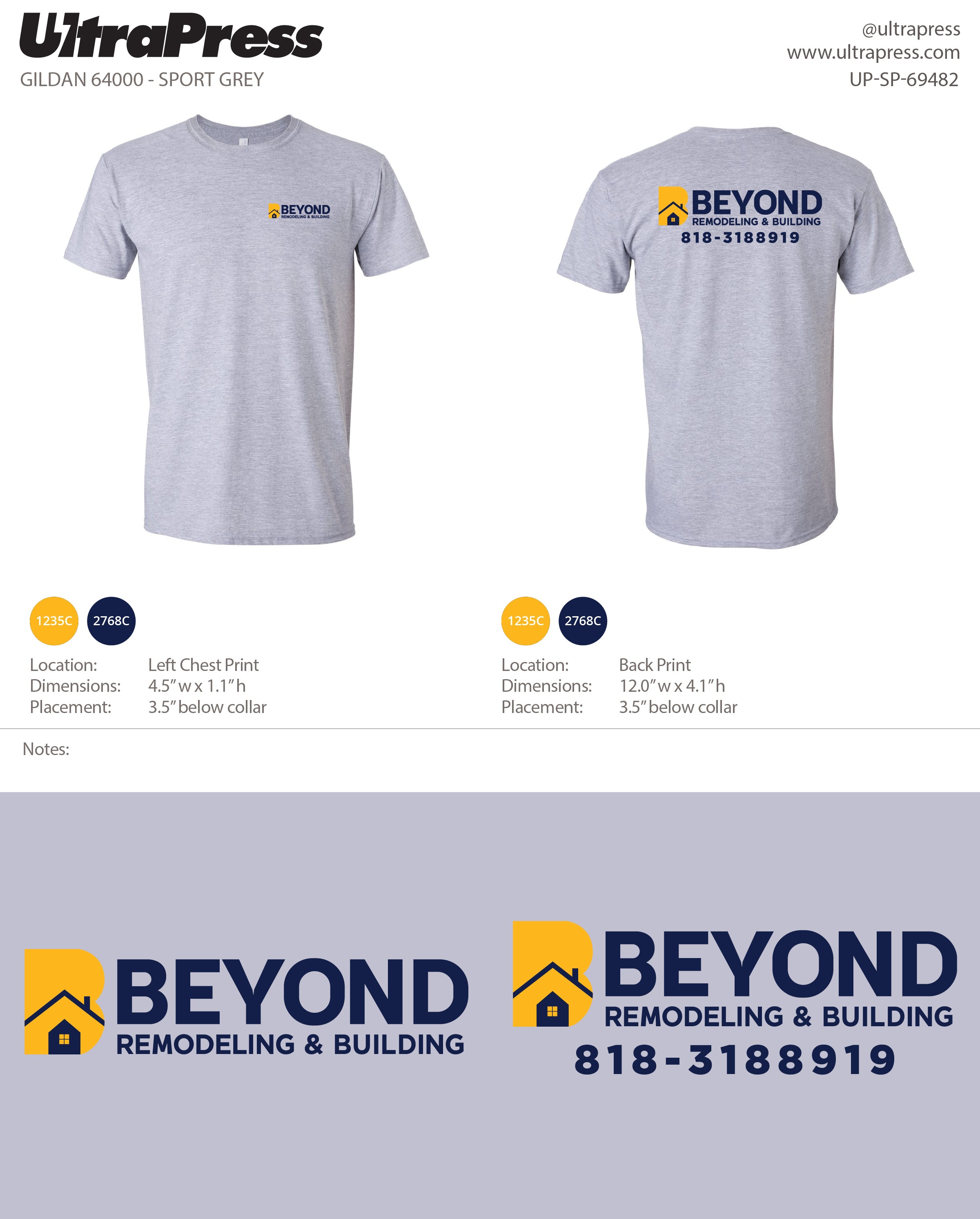 UP-SP-69482 Beyond Remodeling & Building - Yair Livni 100 Min Qty (Bulk)