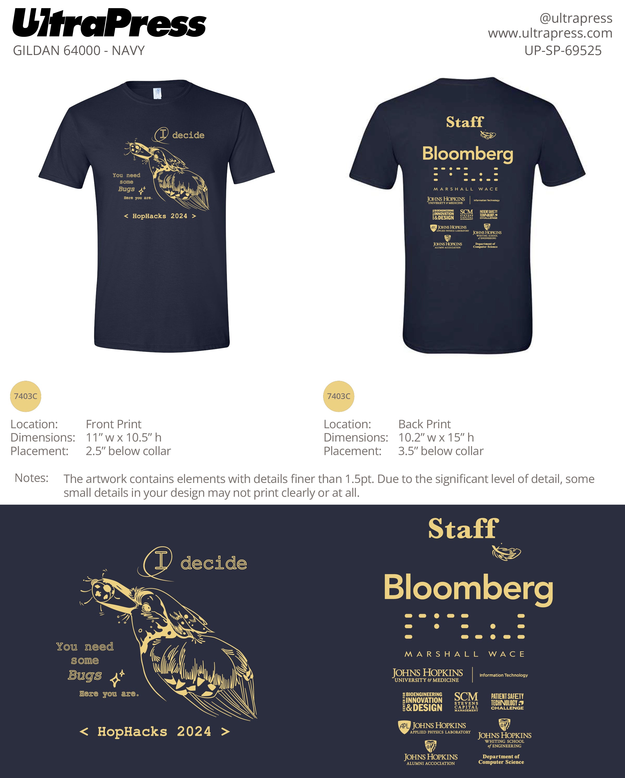 UP-SP-69525 HopHacks Fall - Staff 24 Min Qty (Bulk)