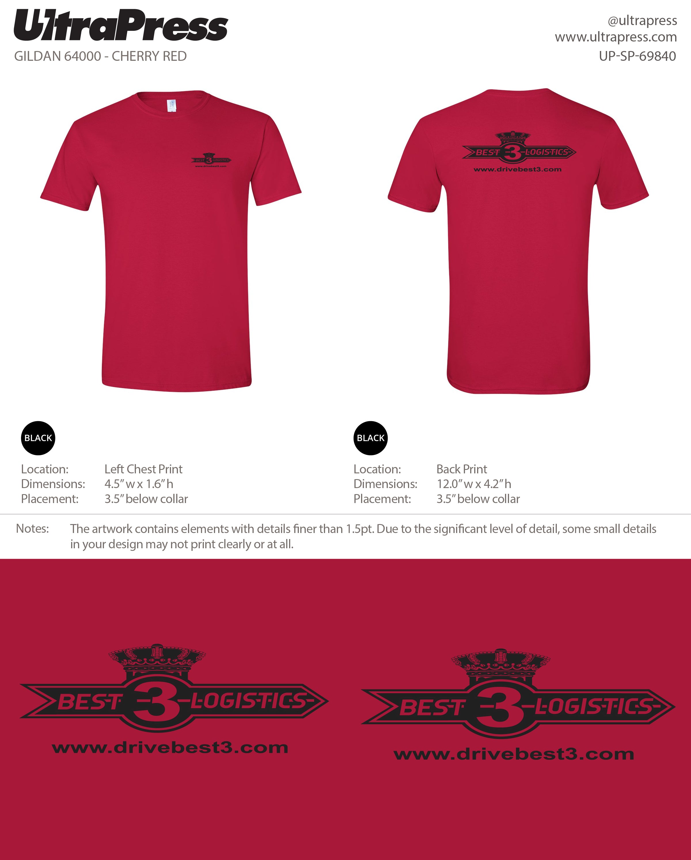 UP-SP-69840 Drive Best 3 - Dragan Gjorgievski 100 Min Qty (Bulk)