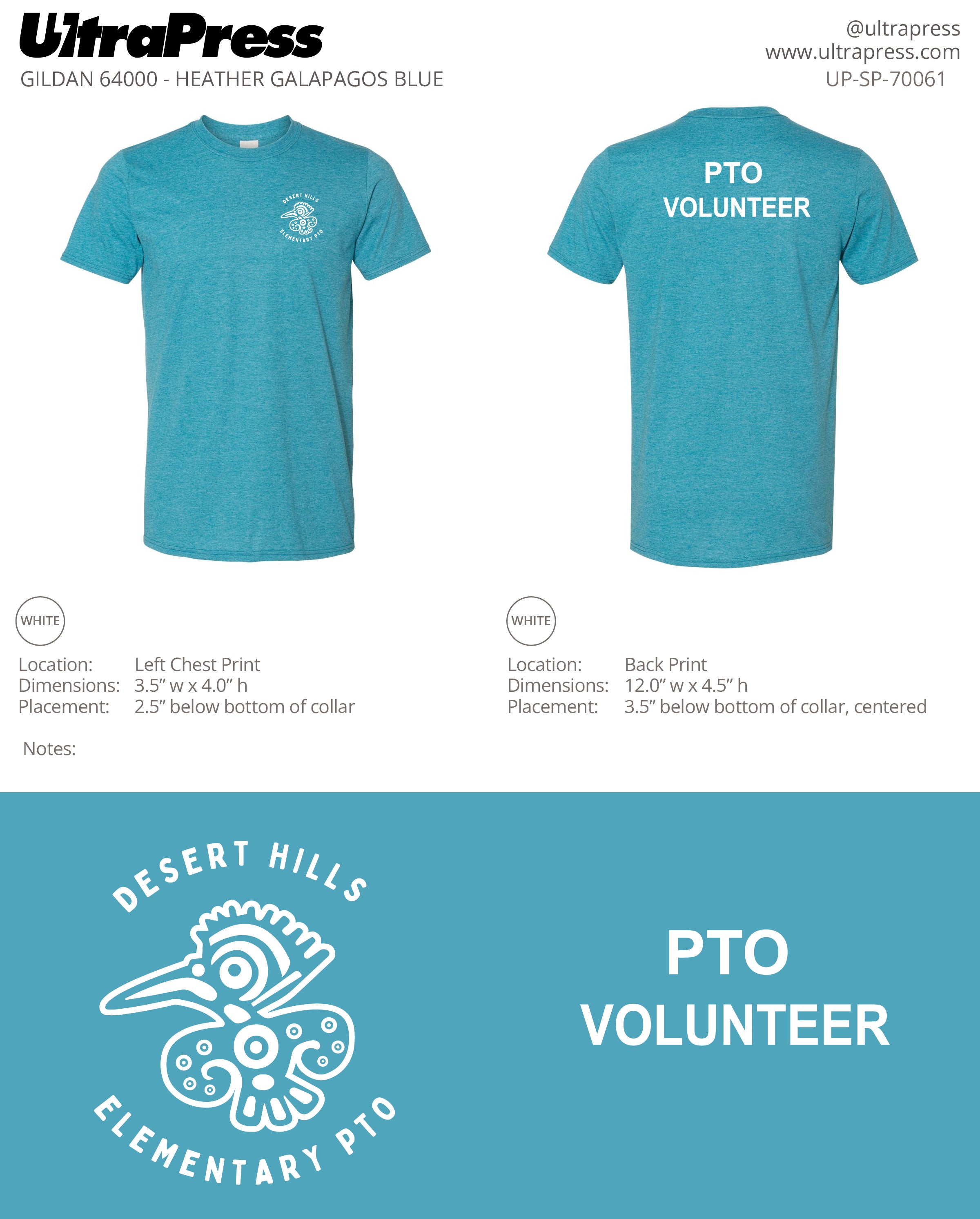 UP-SP-70061 Desert Hills - Tina Dill 100 Pieces Package (Bulk)