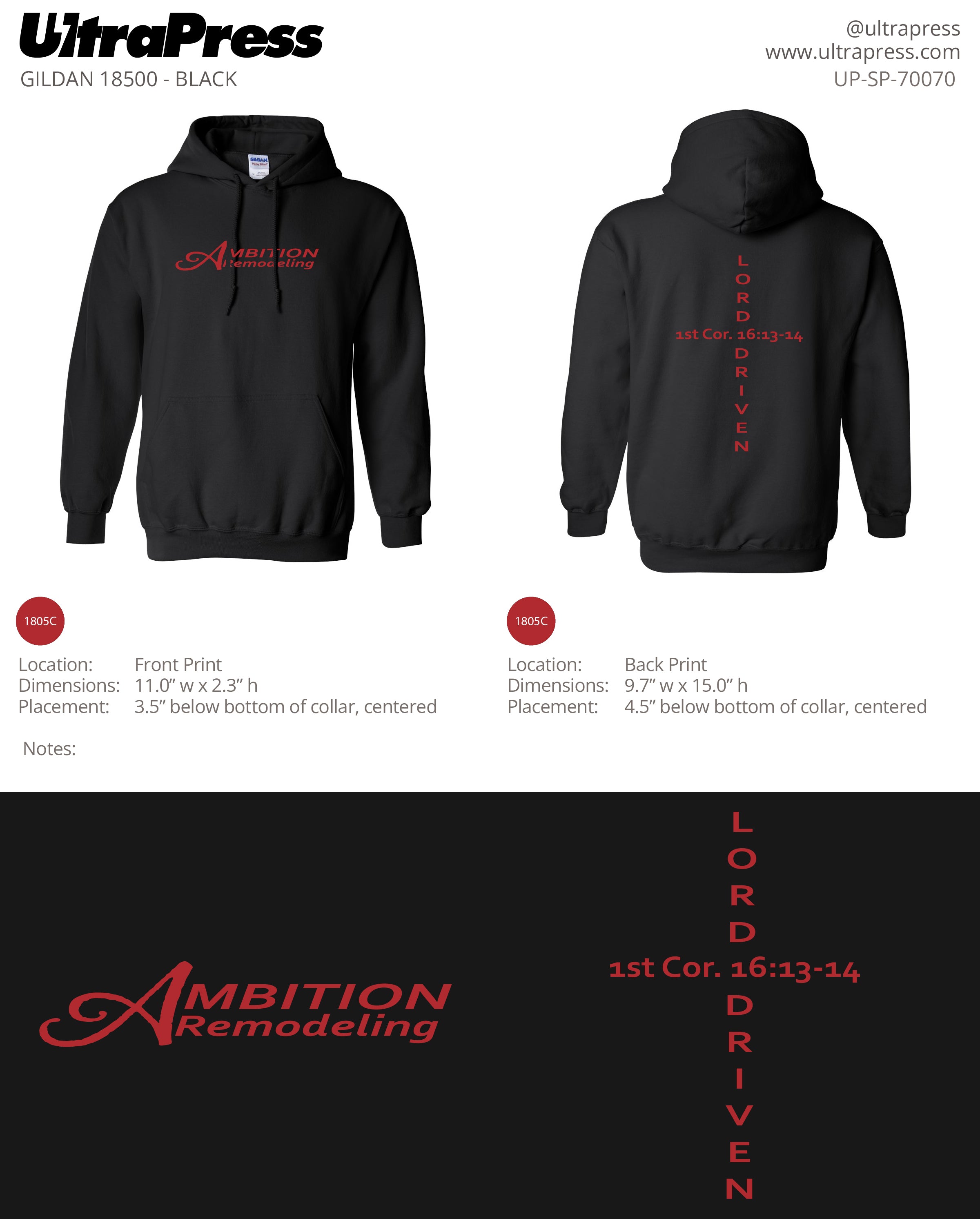 UP-SP-70070 Ambition Remodeling - Carmelo Rodello 24 Min Qty (Bulk)