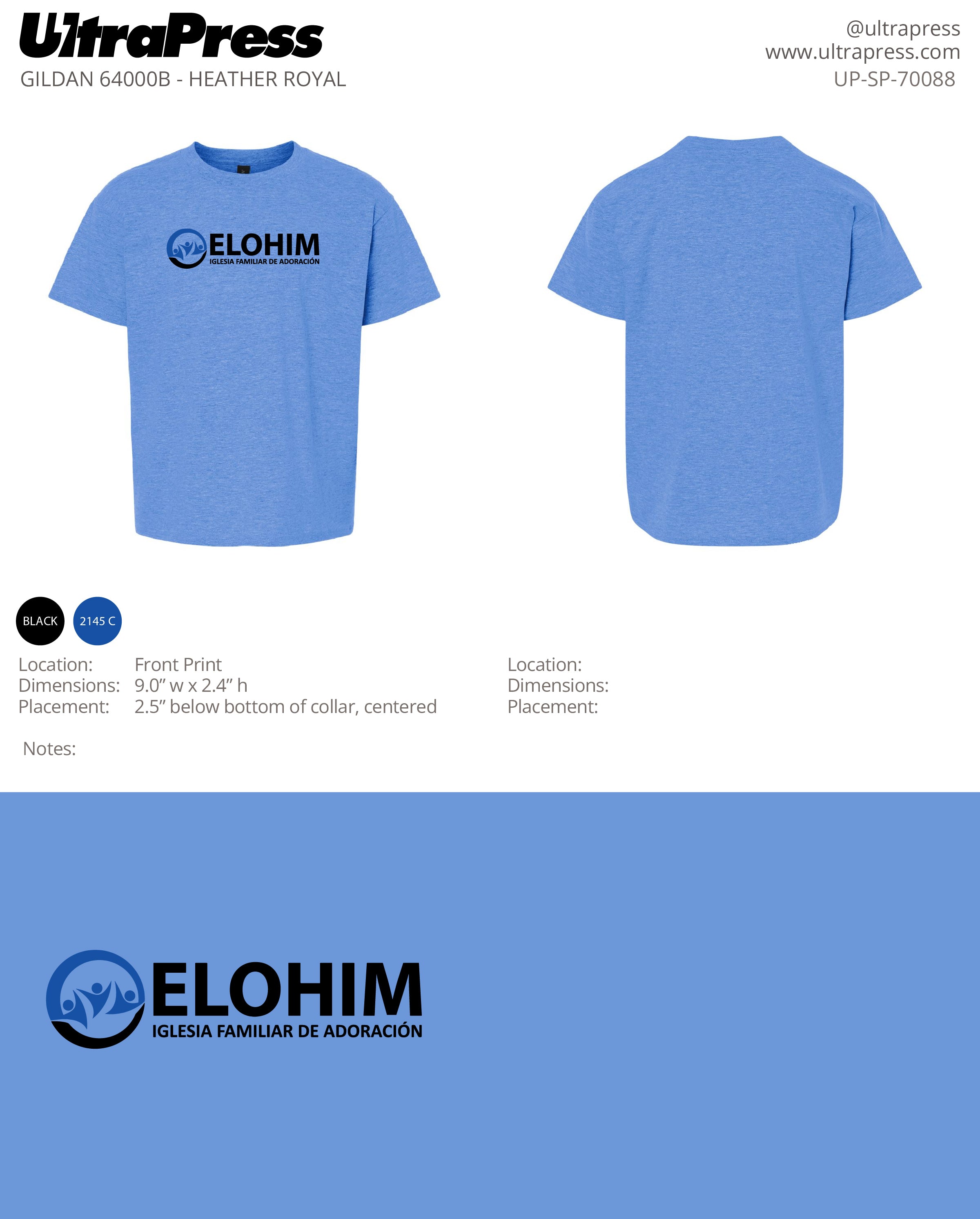 UP-SP-70088 Elohim - Edgar Euceda 100 Min Qty (Bulk)