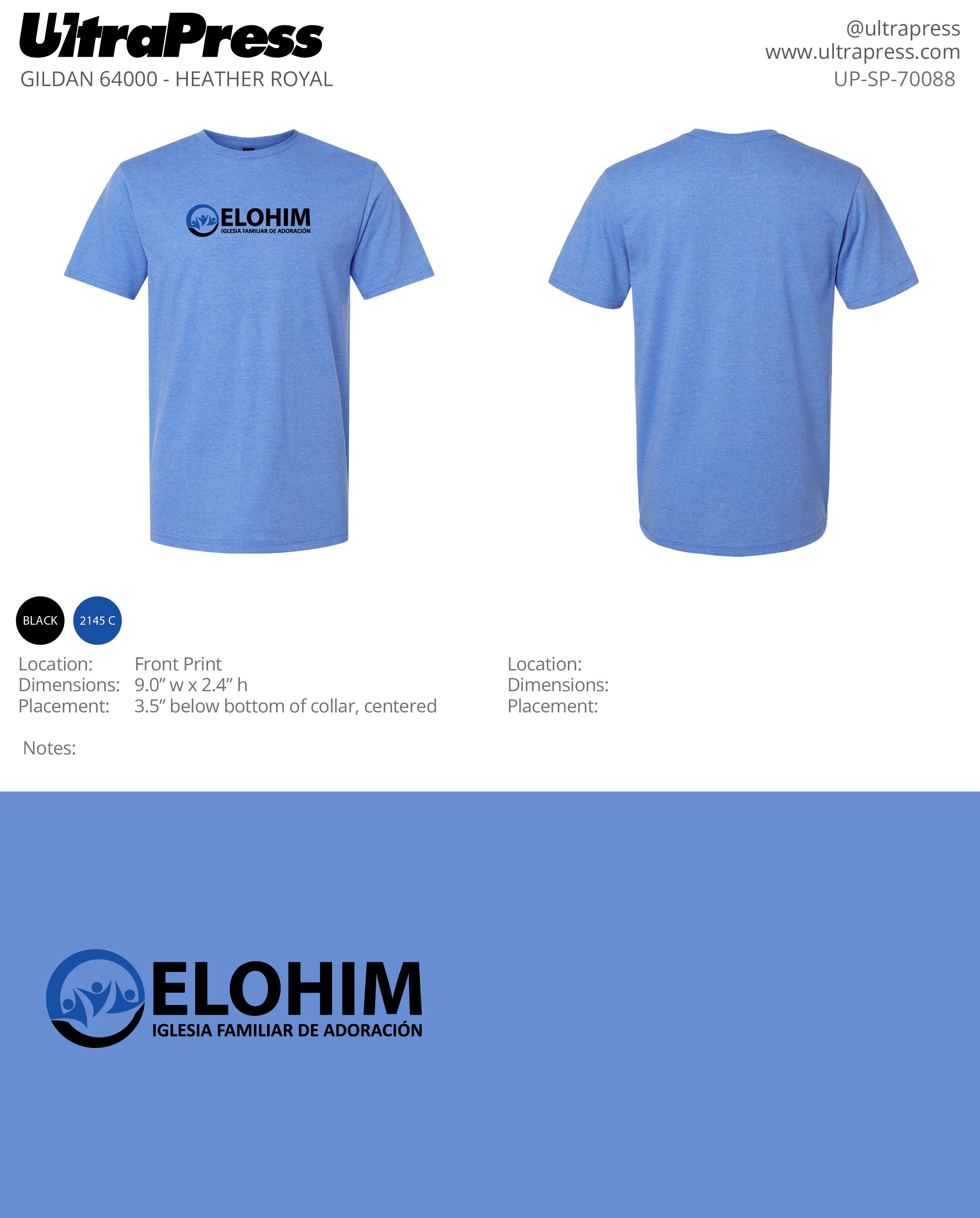 UP-SP-70088 Elohim - Edgar Euceda 100 Min Qty (Bulk)