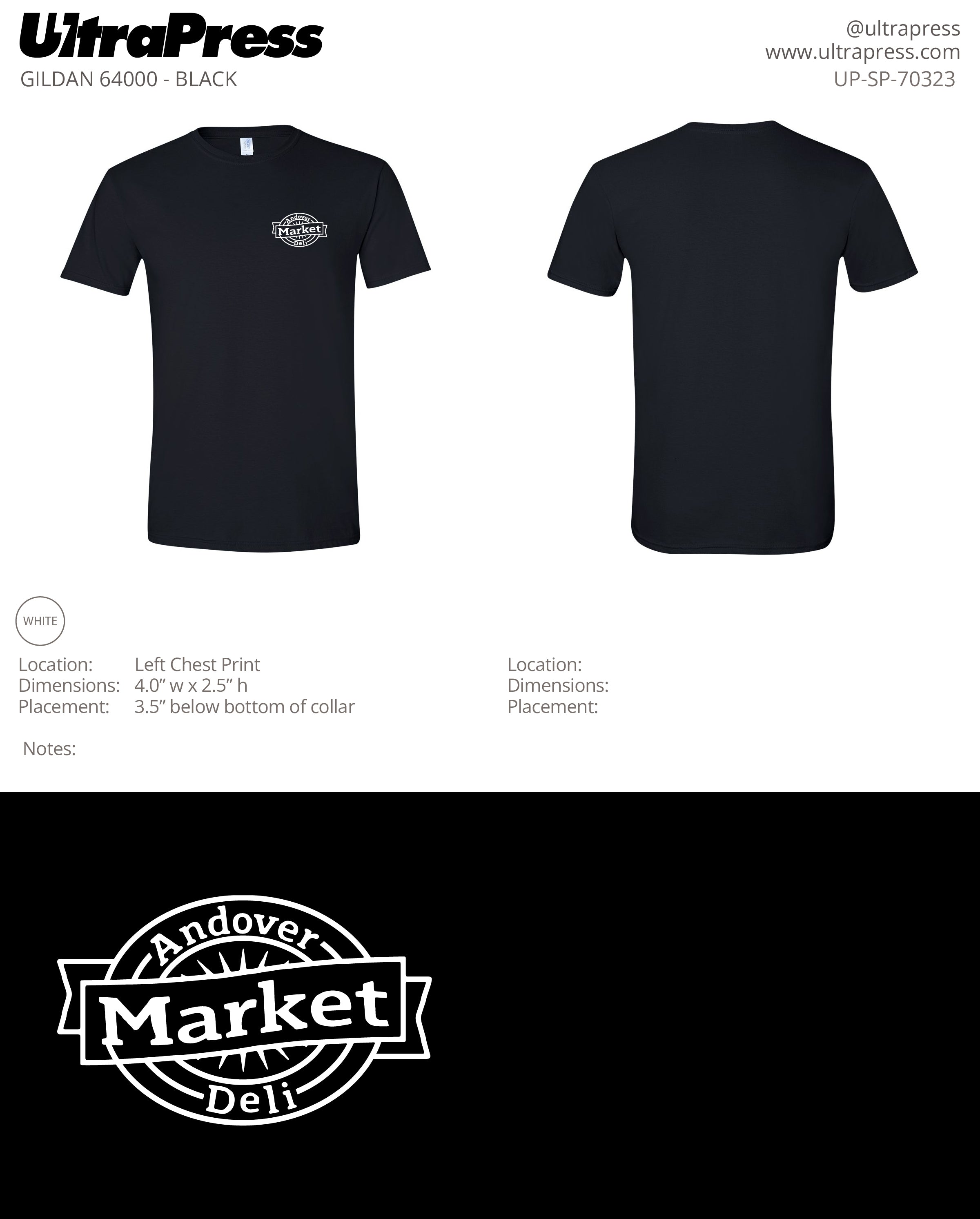 UP-SP-70323 Andover Deli - Efstathios Kesaris 100 Pieces Package (Bulk)