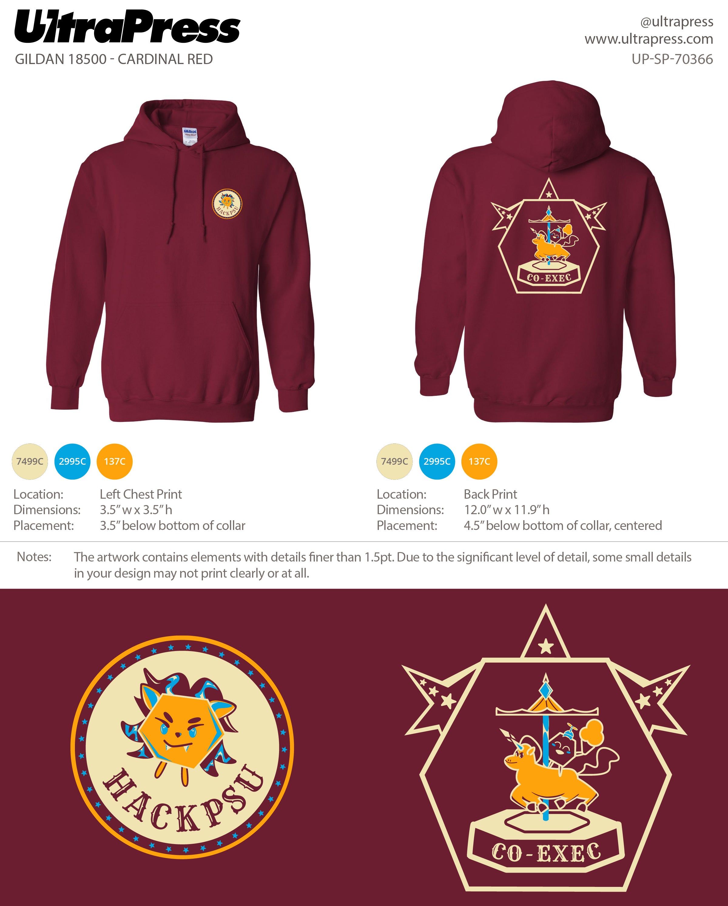 UP-SP-70366 HackPSU Fall '24 Hoodies - Co-Exec - Bhavya Aplash (Bulk)