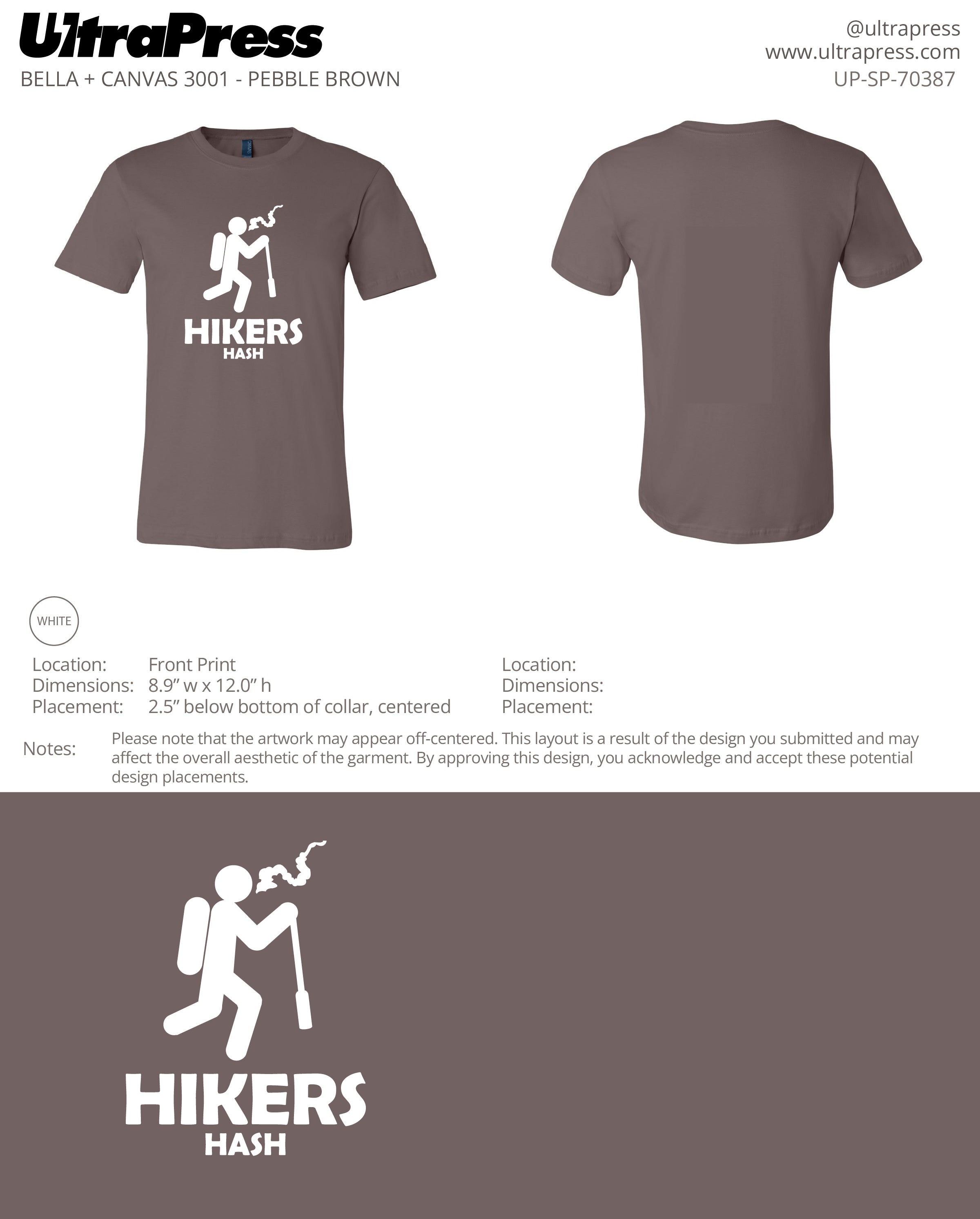 UP-SP-70387 Hikers Hash - Jon Stedman 100 Pieces Package (Bulk)