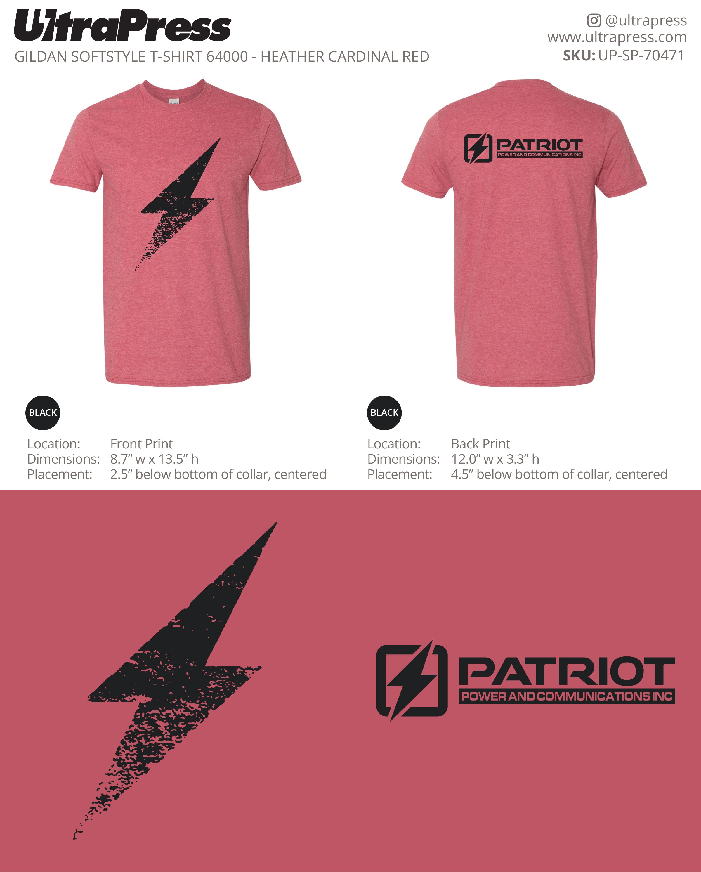 UP-SP-70471 Patriot - John Zanoni 100 Pieces Package (Bulk)