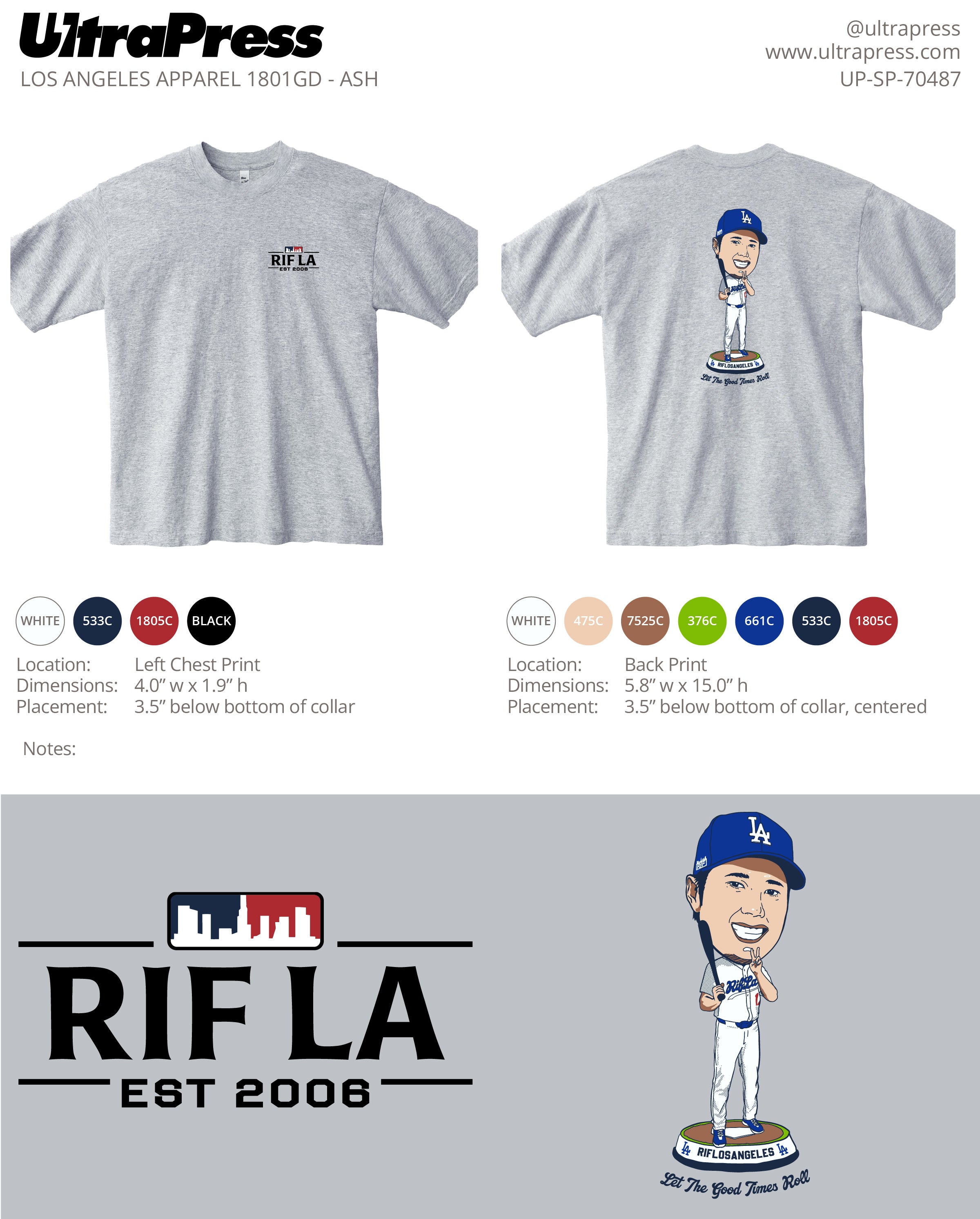 UP-SP-70487 RIF - Shohei Ohtani Bobblehead 72 Min Qty (Bulk - PRINT ONLY)