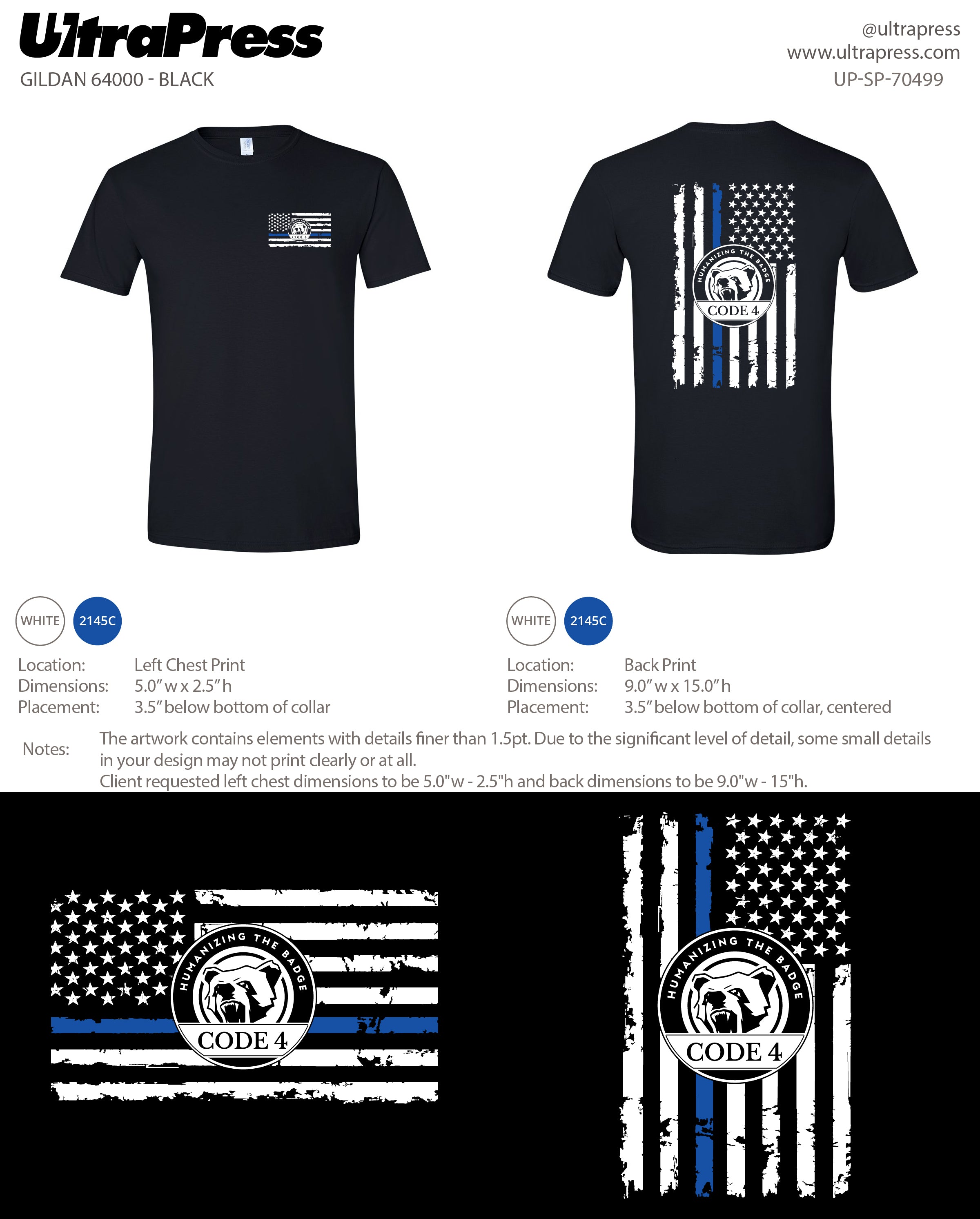 UP-SP-70499 Code 4 - Ivan Sarabia 100 Pieces Package (Bulk)