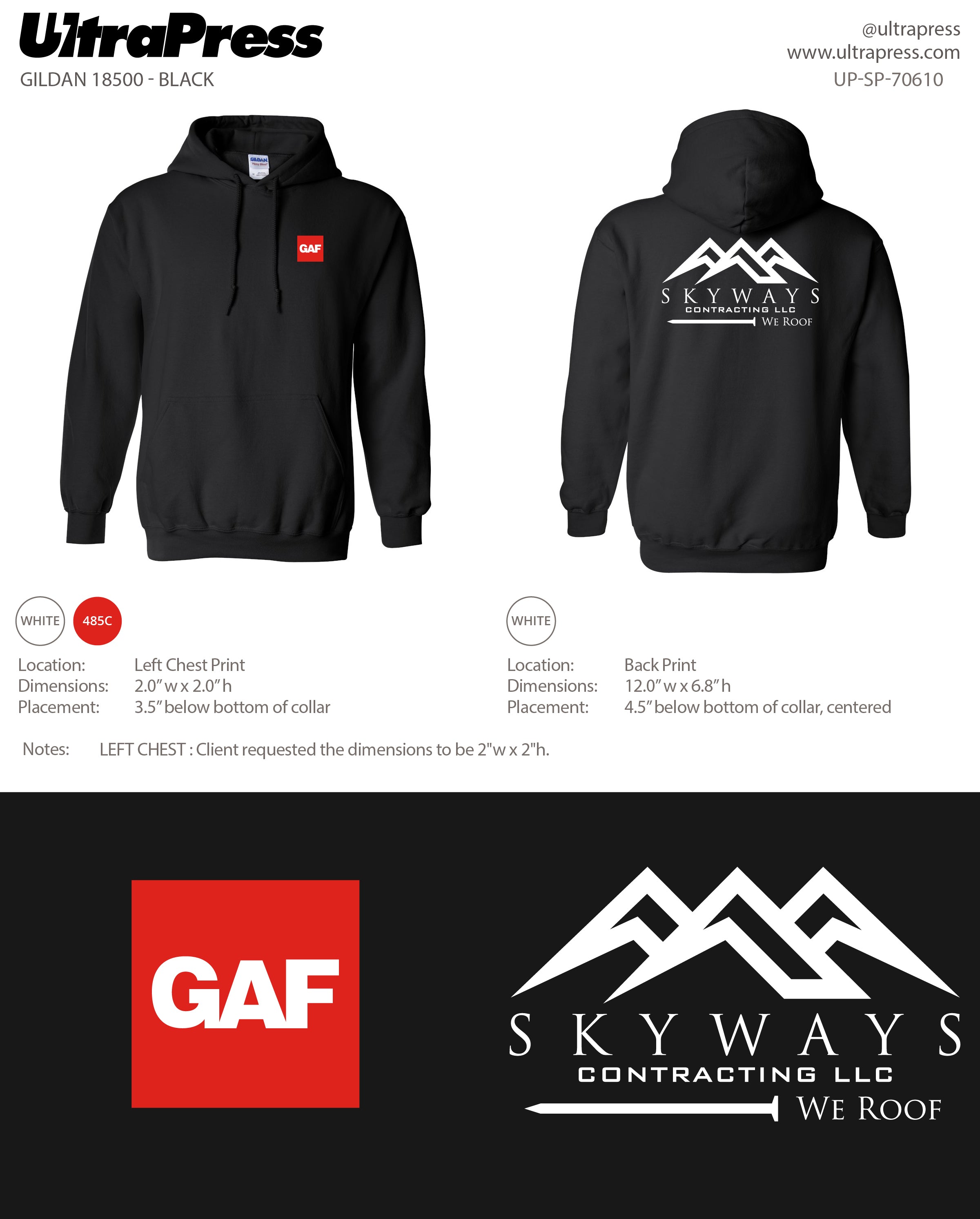 UP-SP-70610 GAF - Daniel Goy 50 Pieces Package (Bulk)