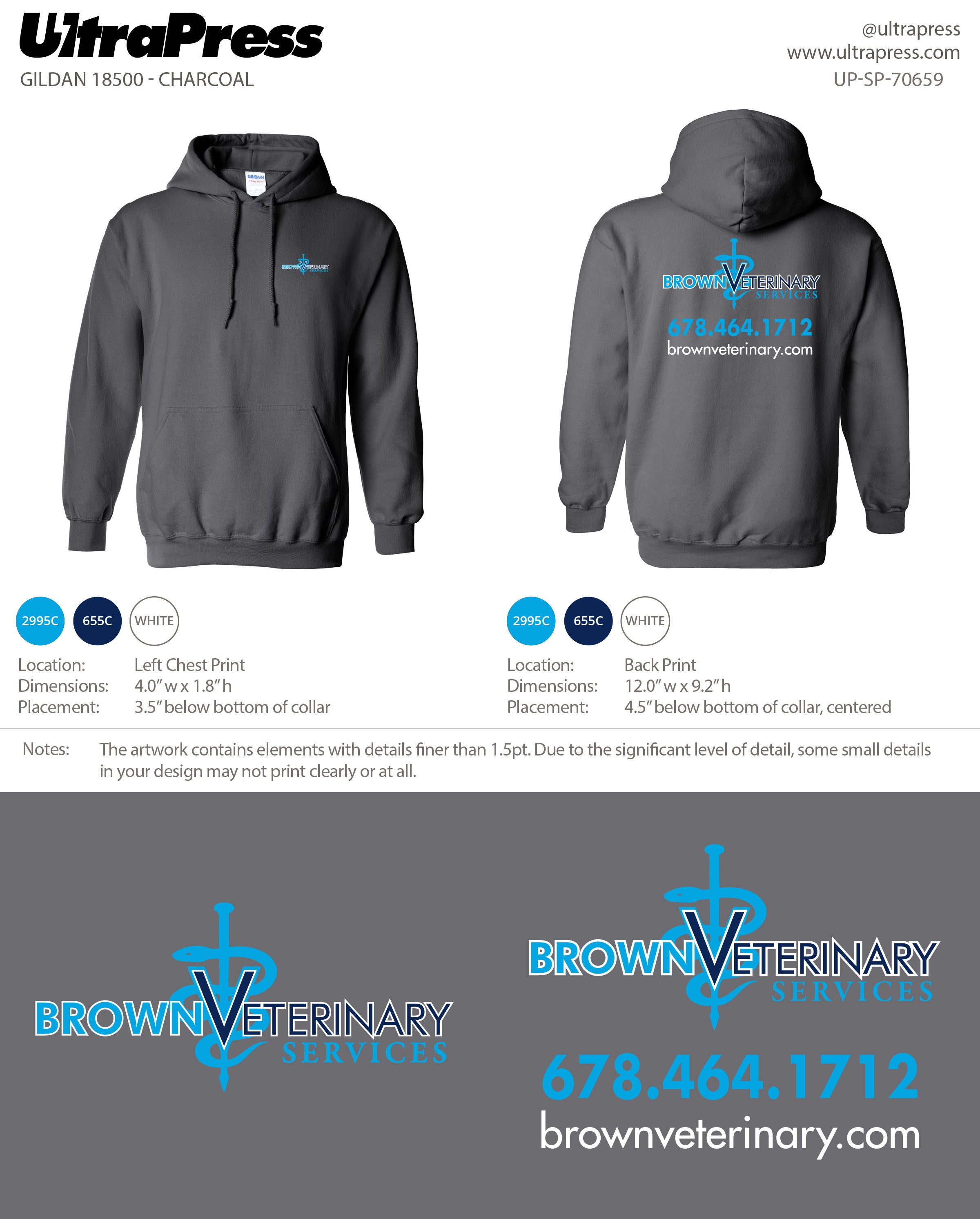 UP-SP-70659 Brown Veterinary Services - Erin Erin 50 Pieces Package (Bulk)