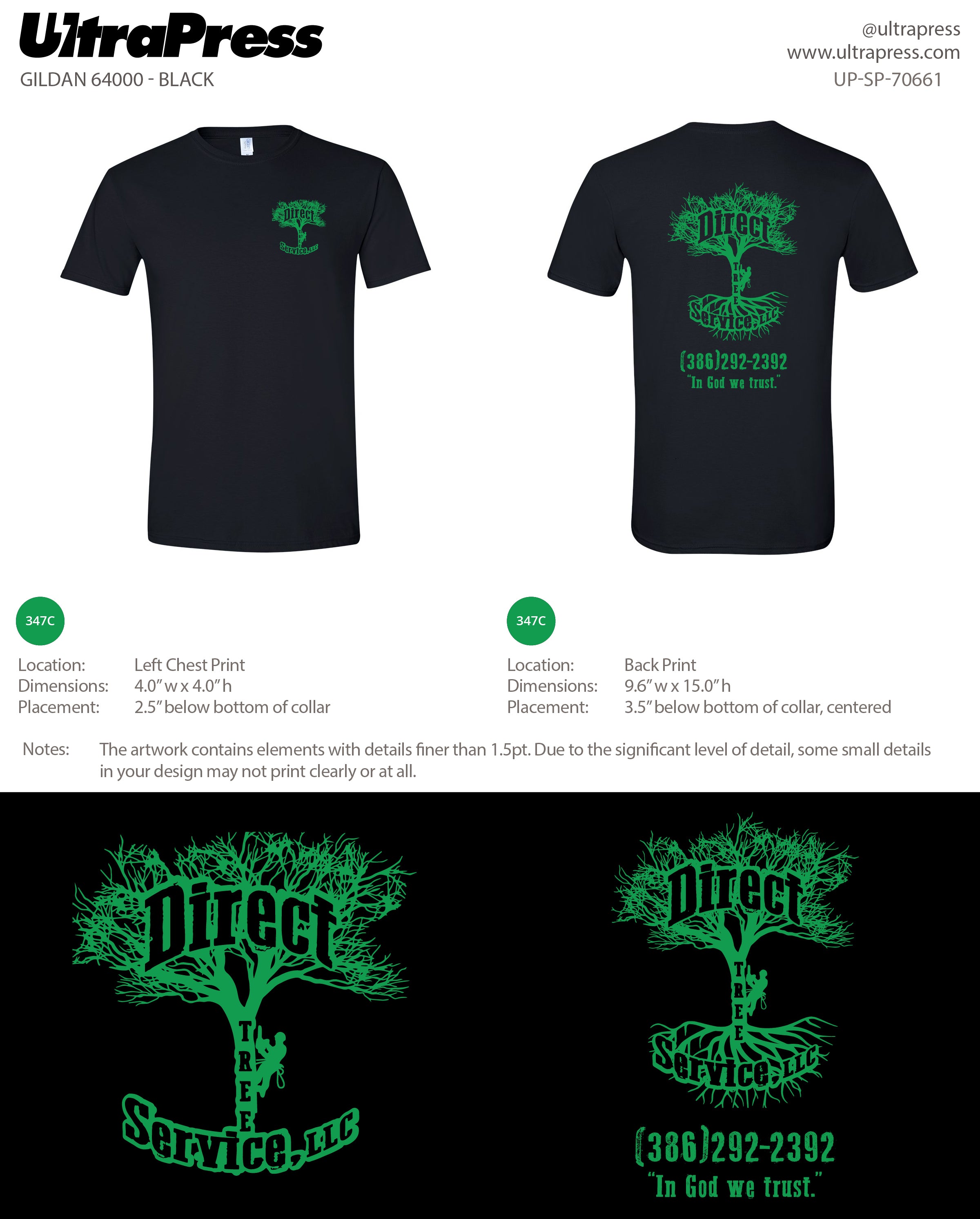 UP-SP-70661 Direct Service LLC - Preston Strait 100 Pieces Package (Bulk)