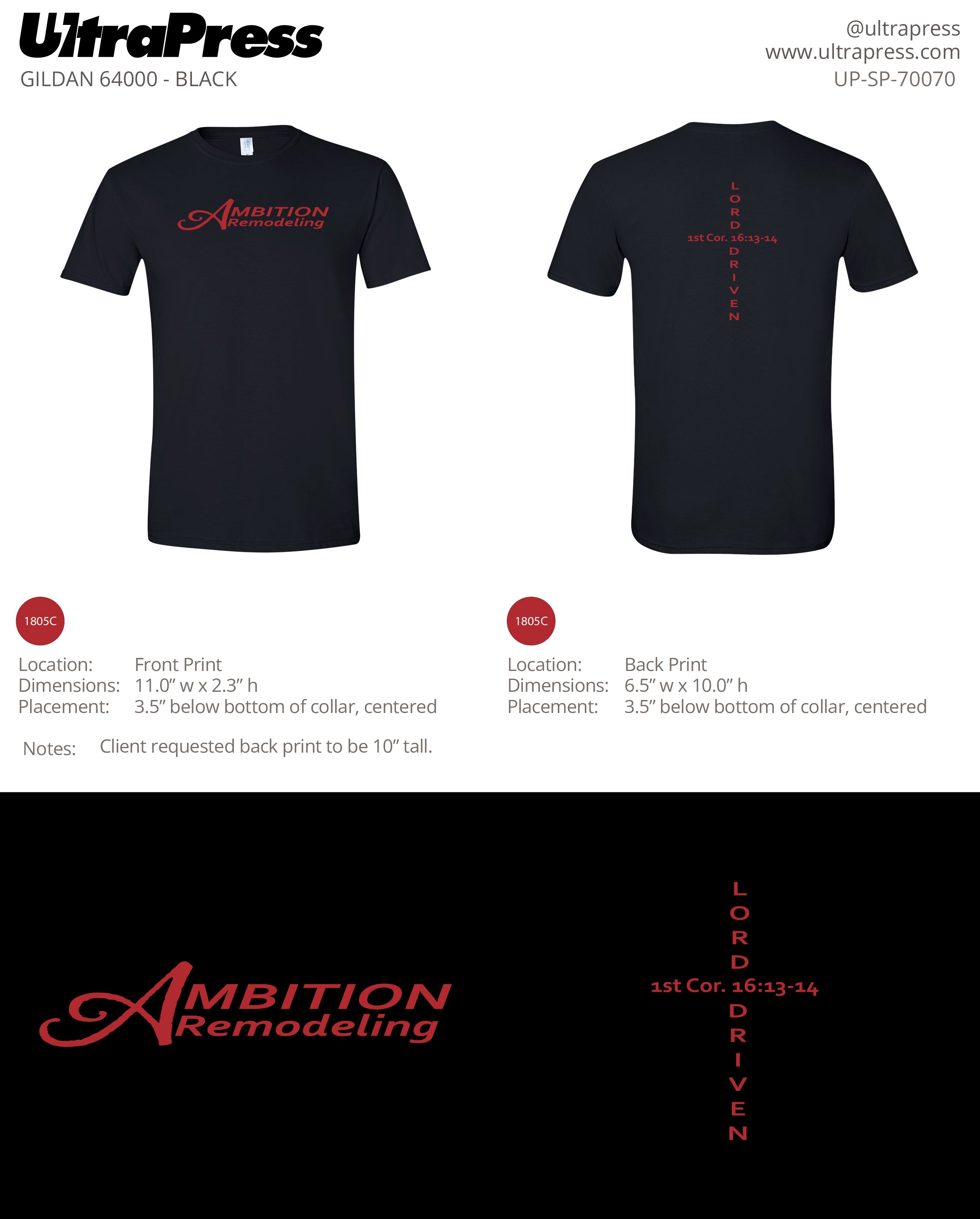 UP-SP-70684 Ambition Remodeling - Carmelo Rodello 24 Min Qty (Bulk)