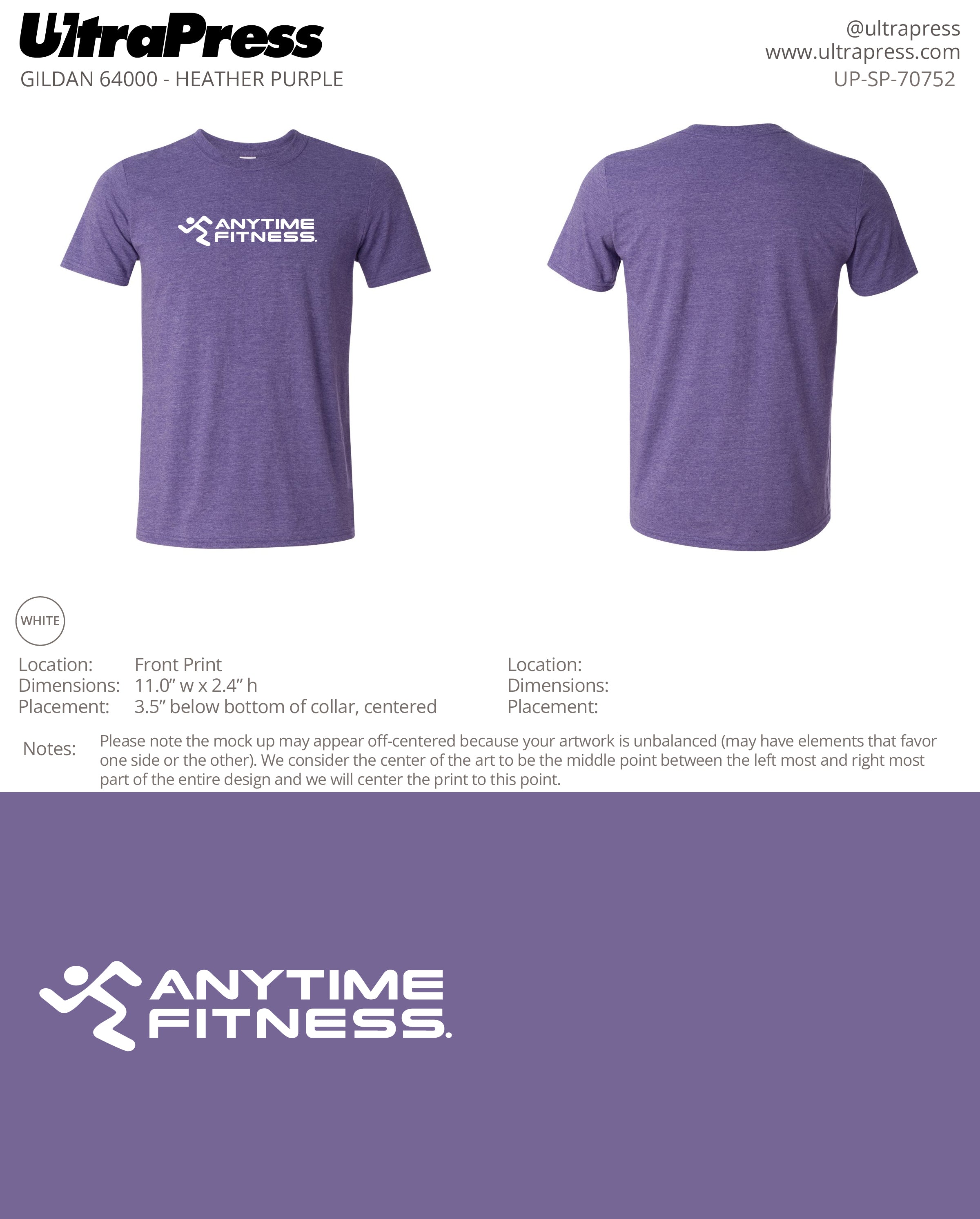UP-SP-70752 Anytime Fitness - Stephanie Williams 100 Pieces Package Deal (Bulk)