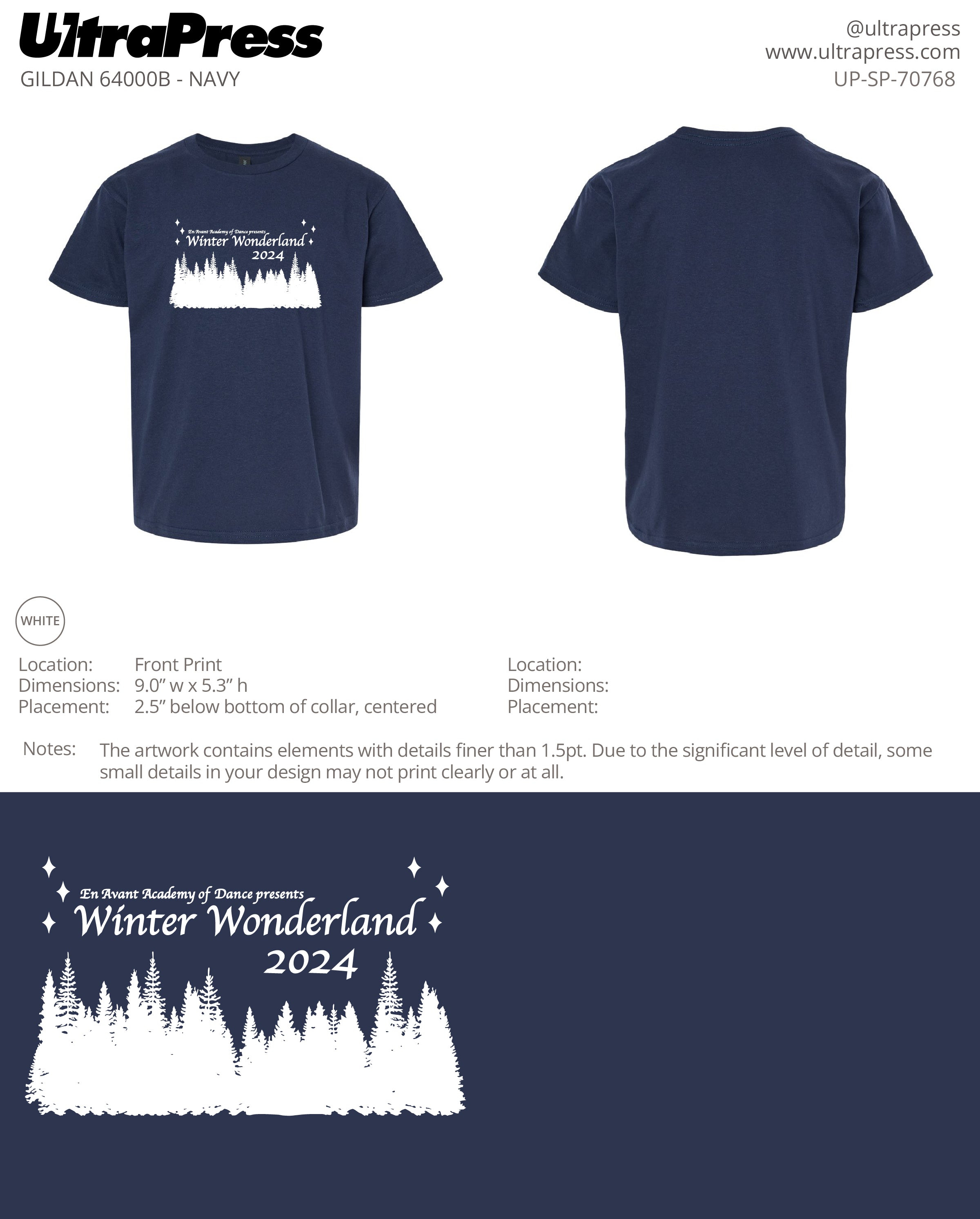 UP-SP-70768 Winter Wonderland - Briley Shanander 100 Min Qty (Bulk)