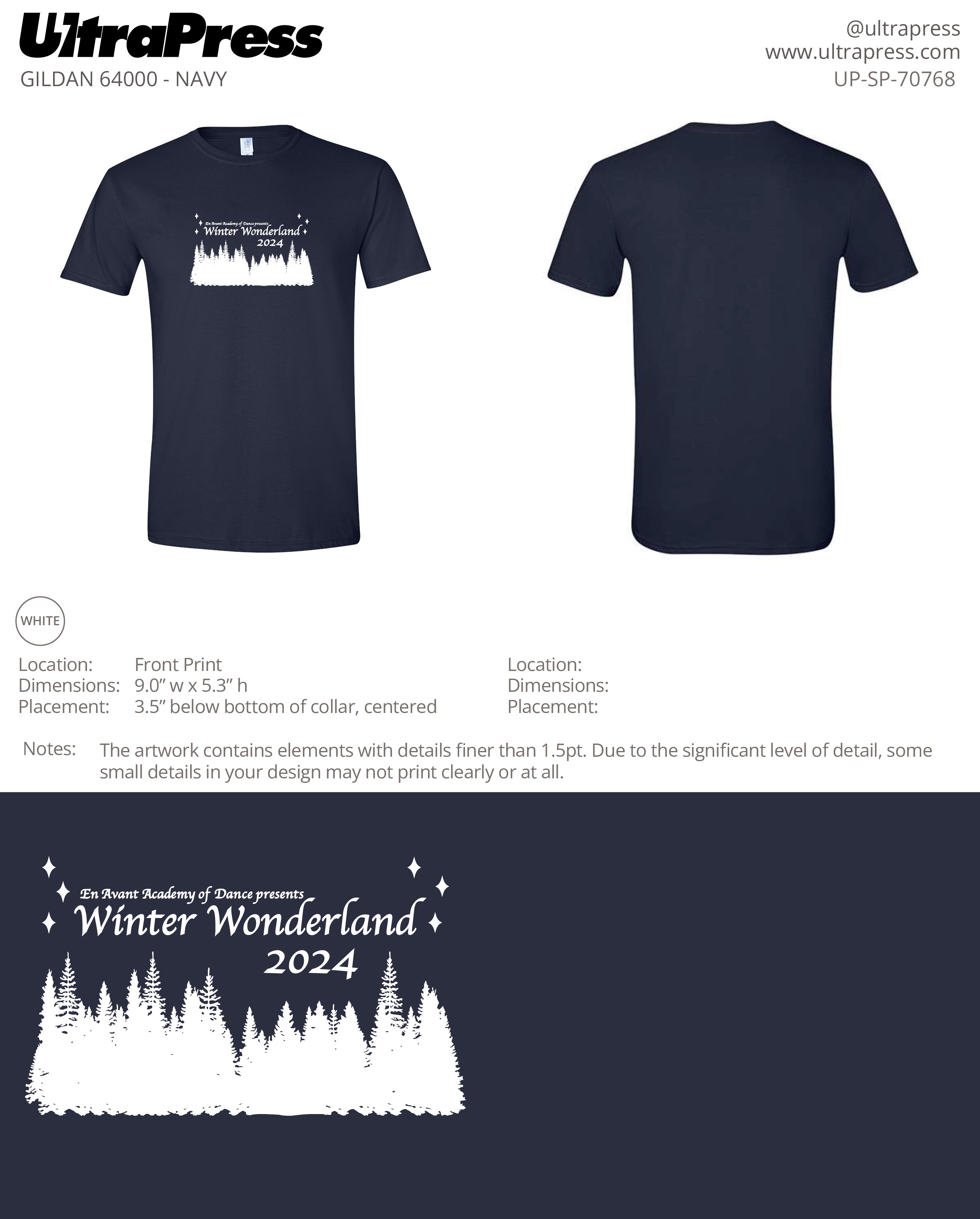 UP-SP-70768 Winter Wonderland - Briley Shanander 100 Min Qty (Bulk)