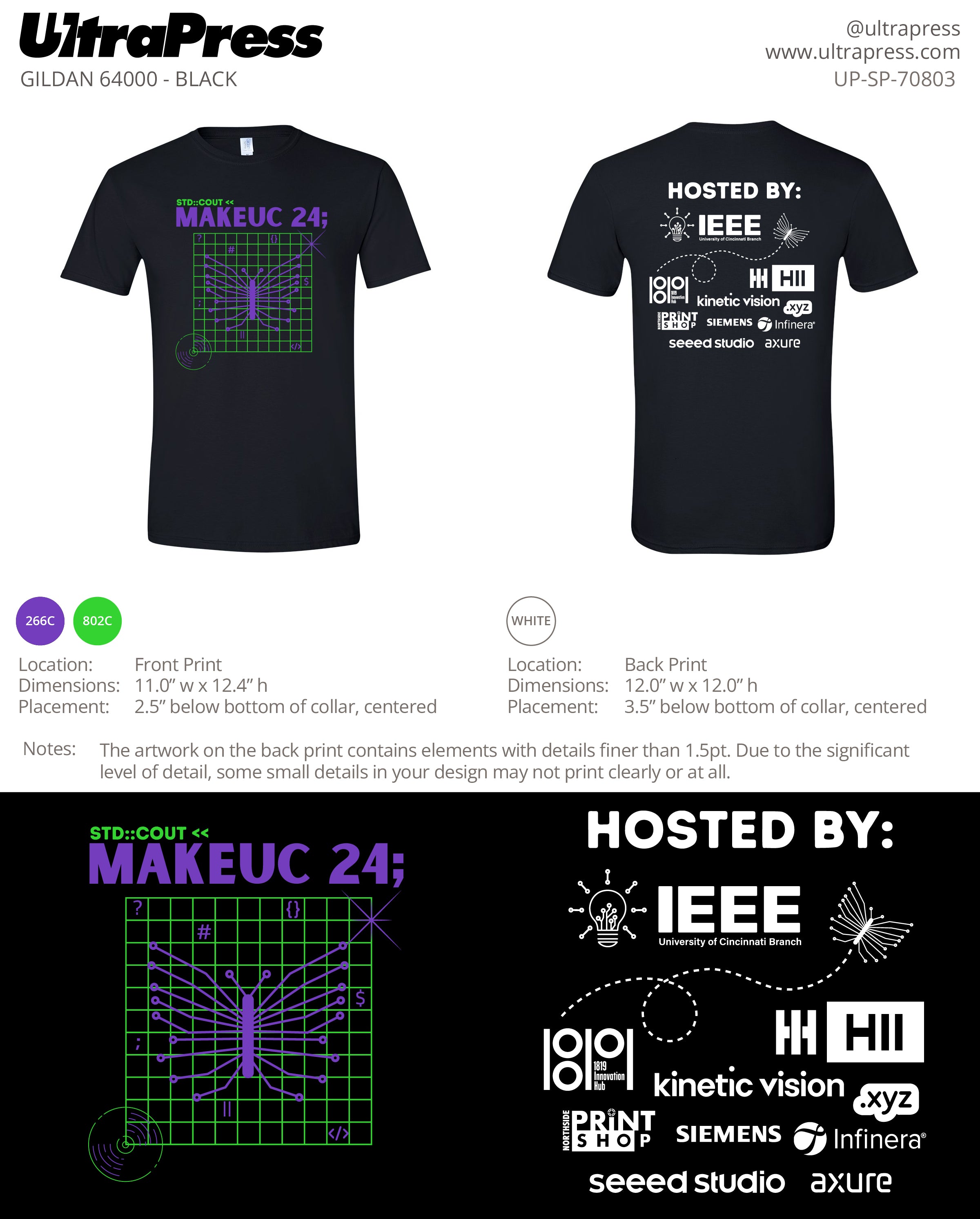 UP-SP-70803 MAKEUC 24 - Kathryn Hildebrant 100 Pieces Package (Bulk)