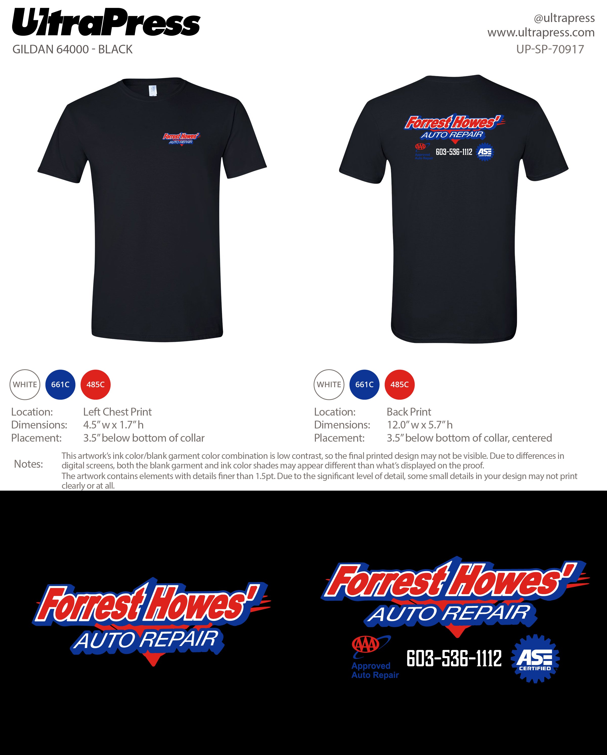 UP-SP-70917 Forrest Howes Auto - 100 Min Qty Package Deal (Bulk)