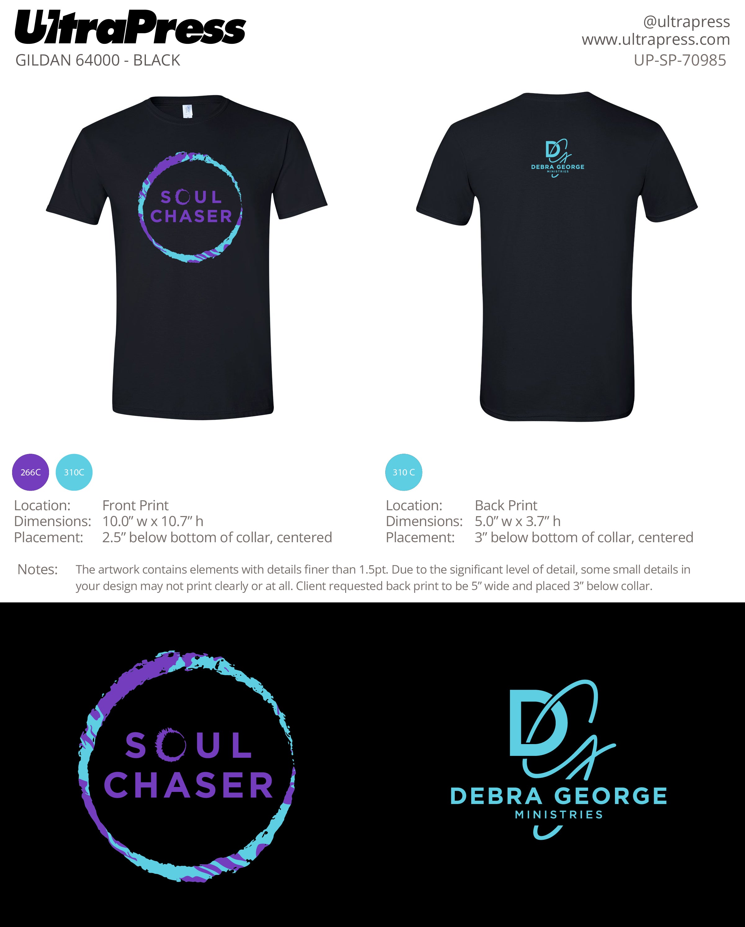 UP-SP-70985 Soul Chaser - Debra George 100 Min Qty (Bulk)