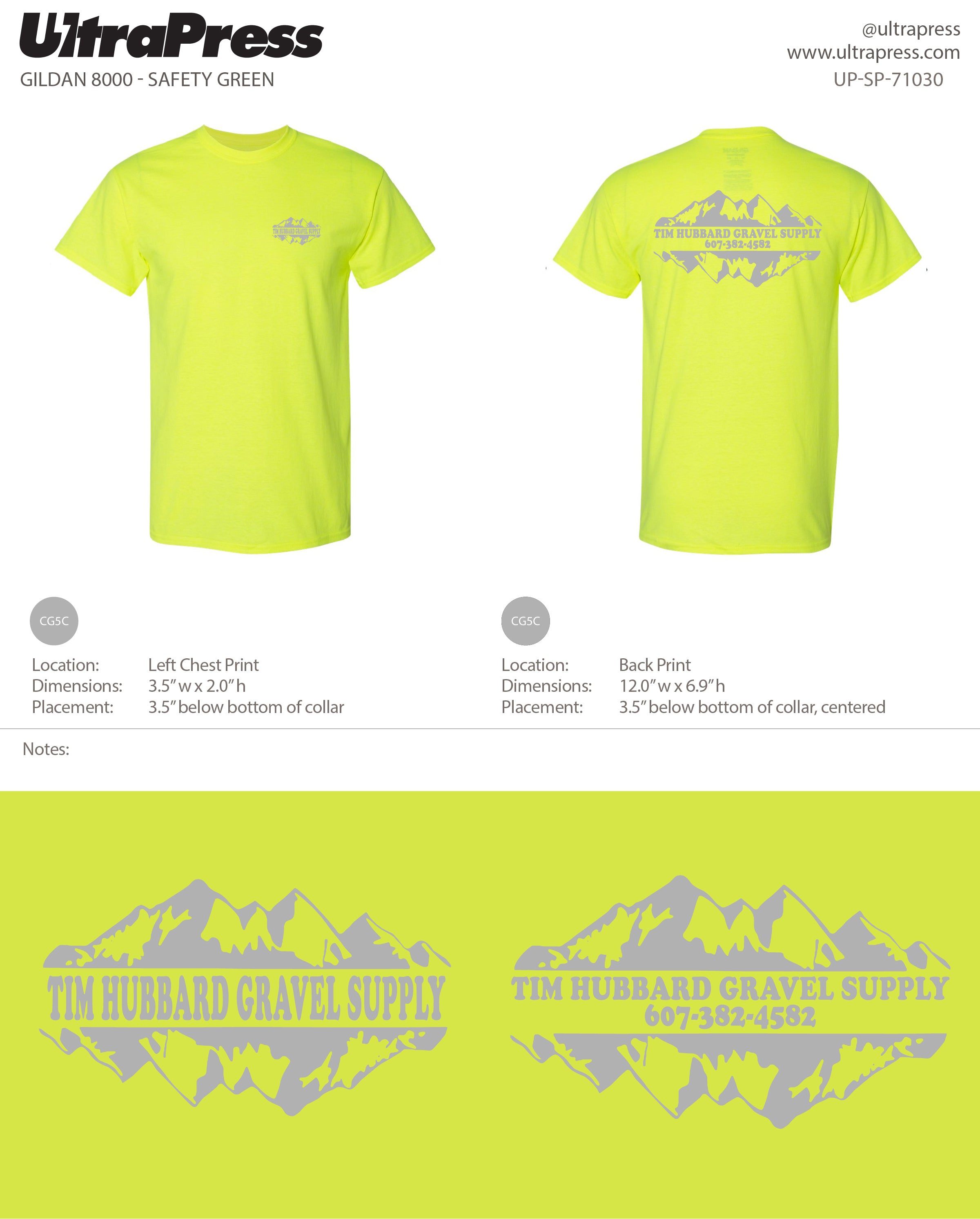 UP-SP-71030 Tim Hubbard Gravel Supply - Tim Hubbard 100 Pieces Package (Bulk)